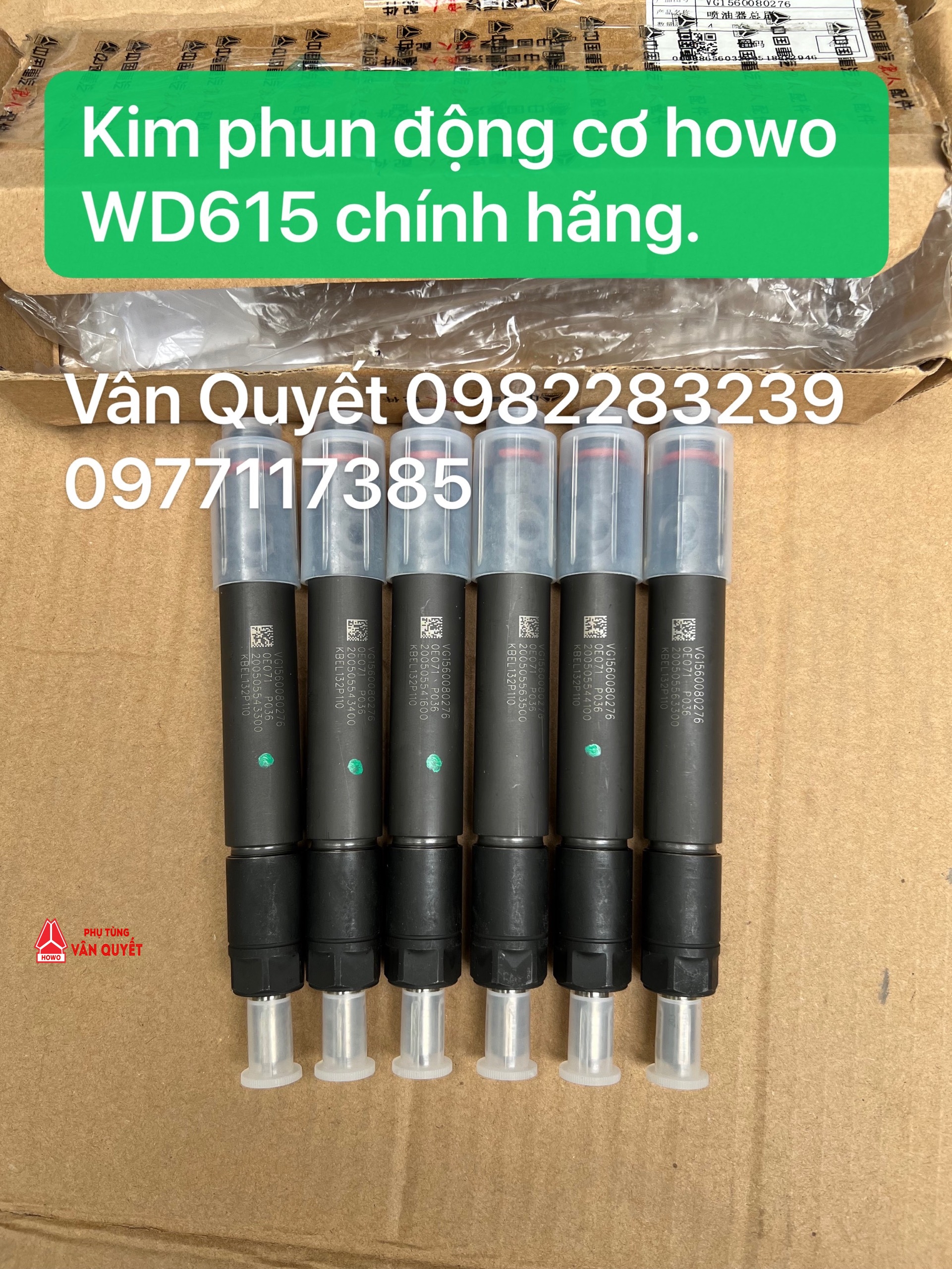 Kim phun động cơ howo chính hãng VG1560080276