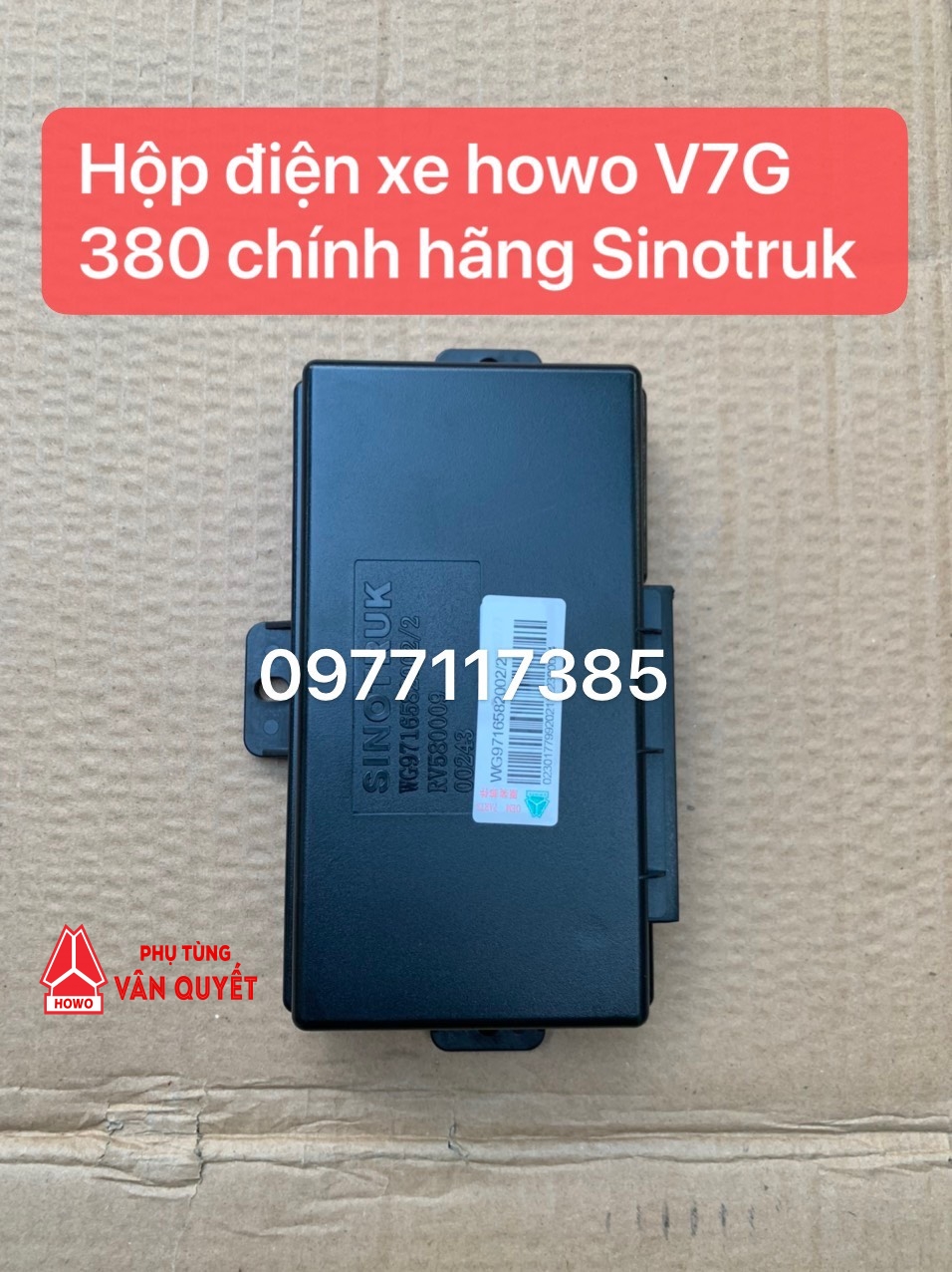 Hộp điều khiển điện xe howo V7G 380 WG9716582001 WG9716582002