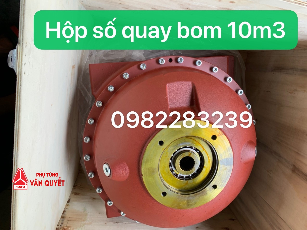 Hộp số quay bom xe trộn bê tông 10m3, 12m2, 14m3, 7m3, 6m3, 5m3, 3m3