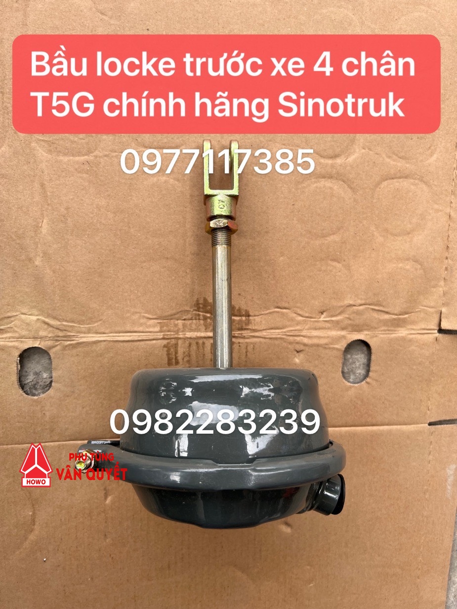 Bầu phanh locke trước xe howo, T5G . WG4005362000