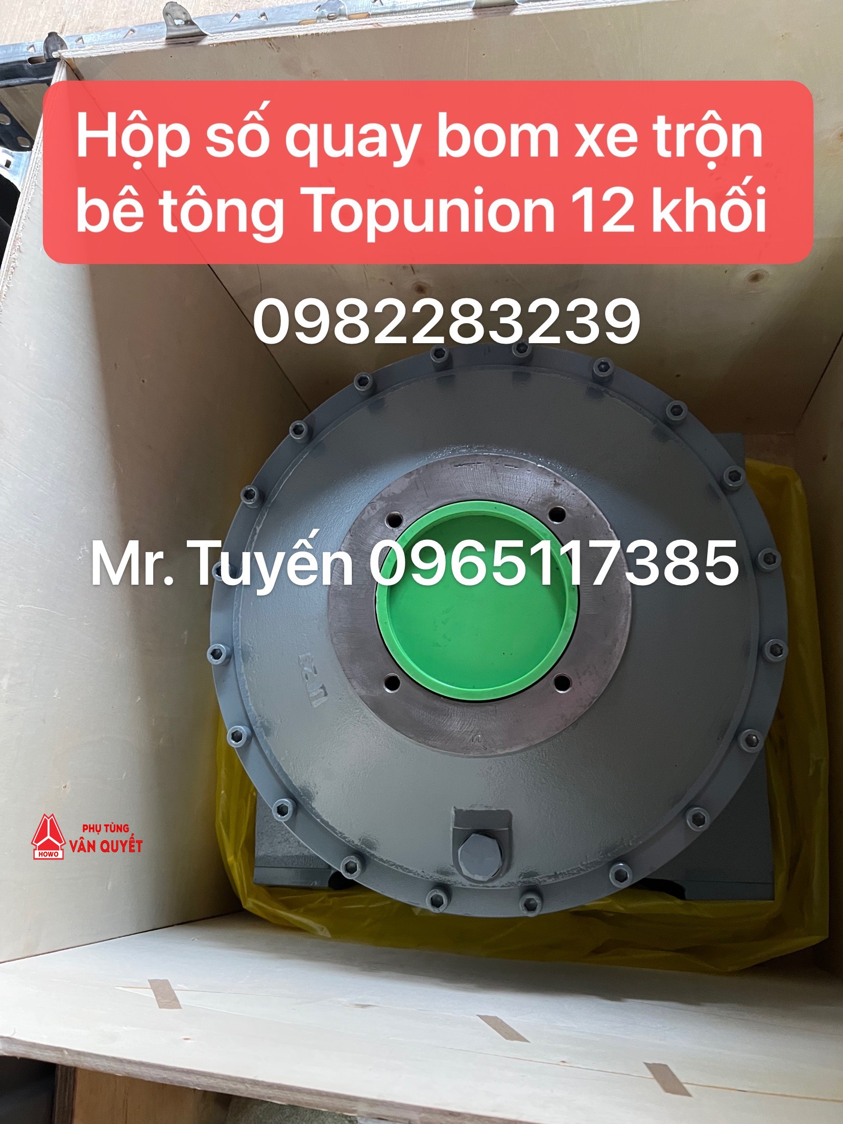 Bán hộp số giảm tốc xe bồn trộn bê tông 10 khối, 12 khối, 14 khối