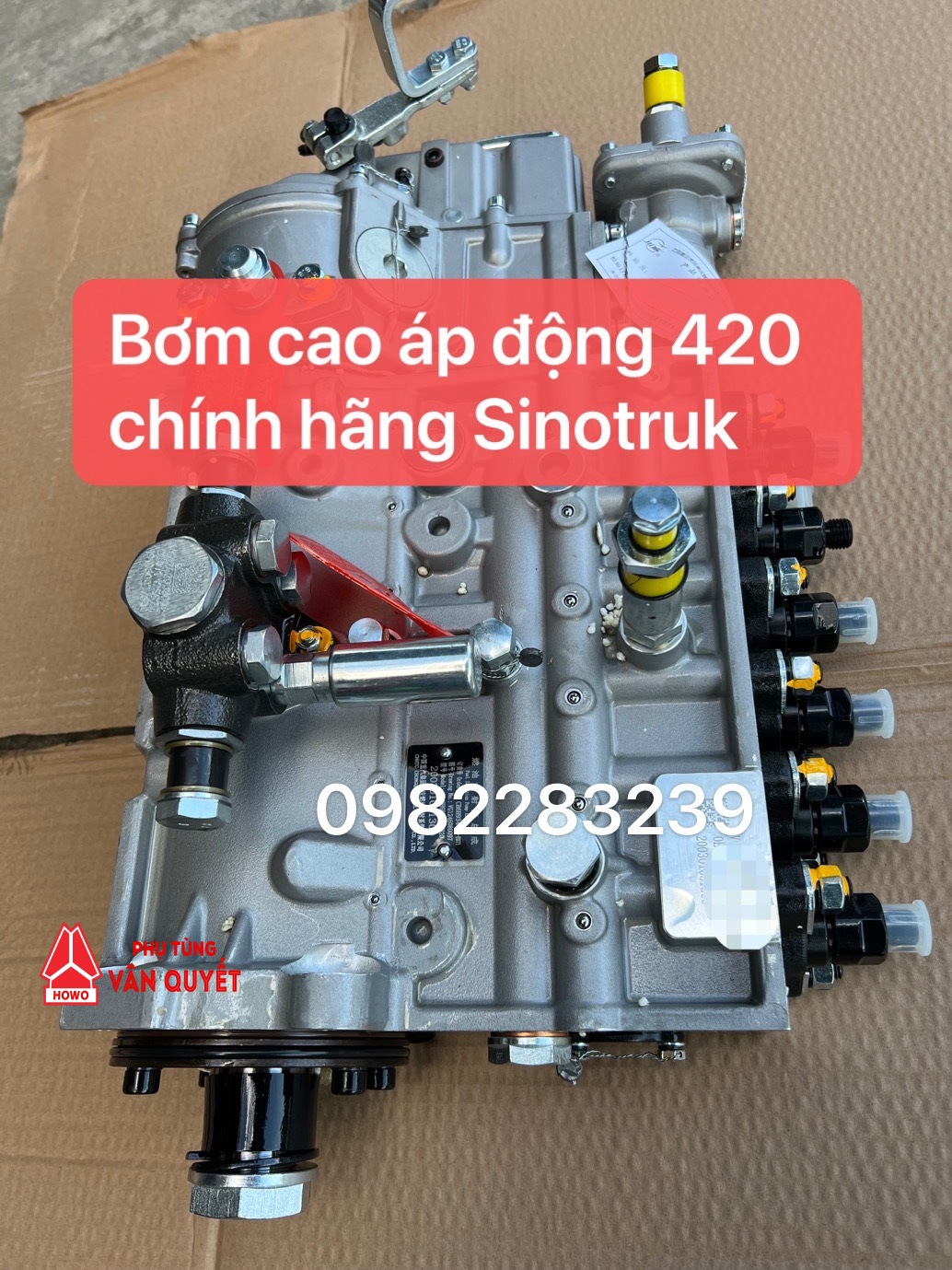 Bơm cao áp động cơ howo A7 420 chính hãng. VG1246080097