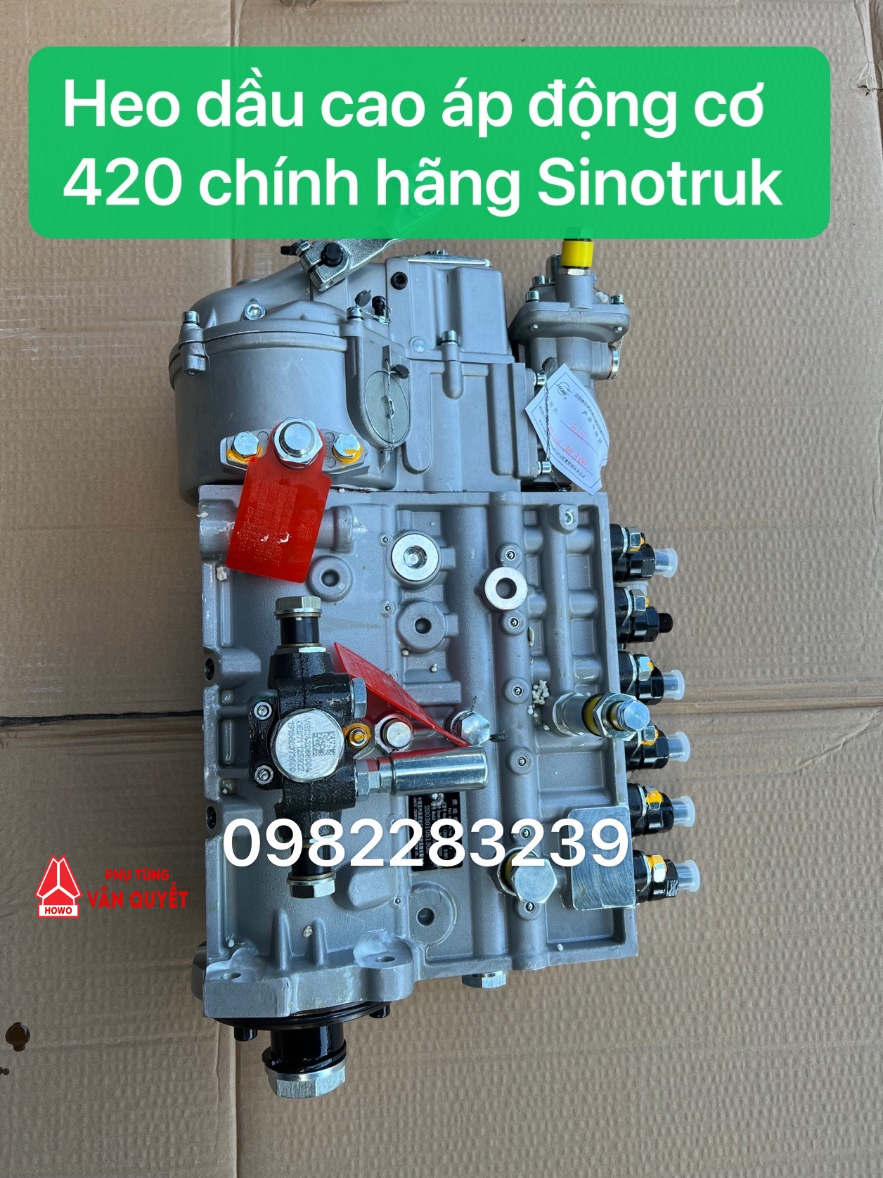 Bán Heo dầu cao áp động cơ 420 howo chính hãng. VG1246080097