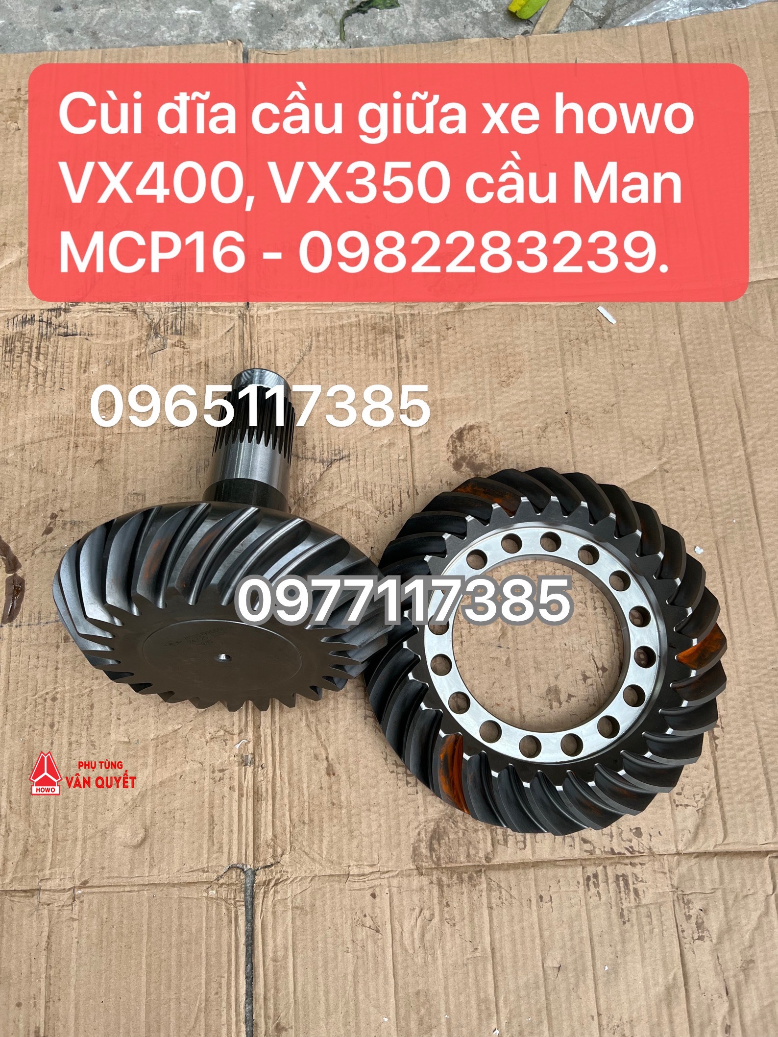 Vành chậu quả dứa cầu giữa 21/28. 24/29 lắp xe howo Man VX400, VX350, TX400 cầu Man MCP16 cầu 5.26 và 4.77