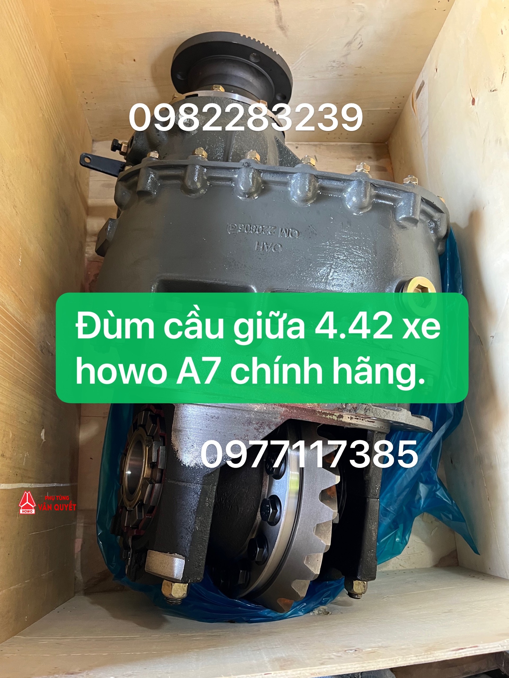 Bán đùm cầu giữa xe A7 cầu 4.42 tổng thành chính hãng