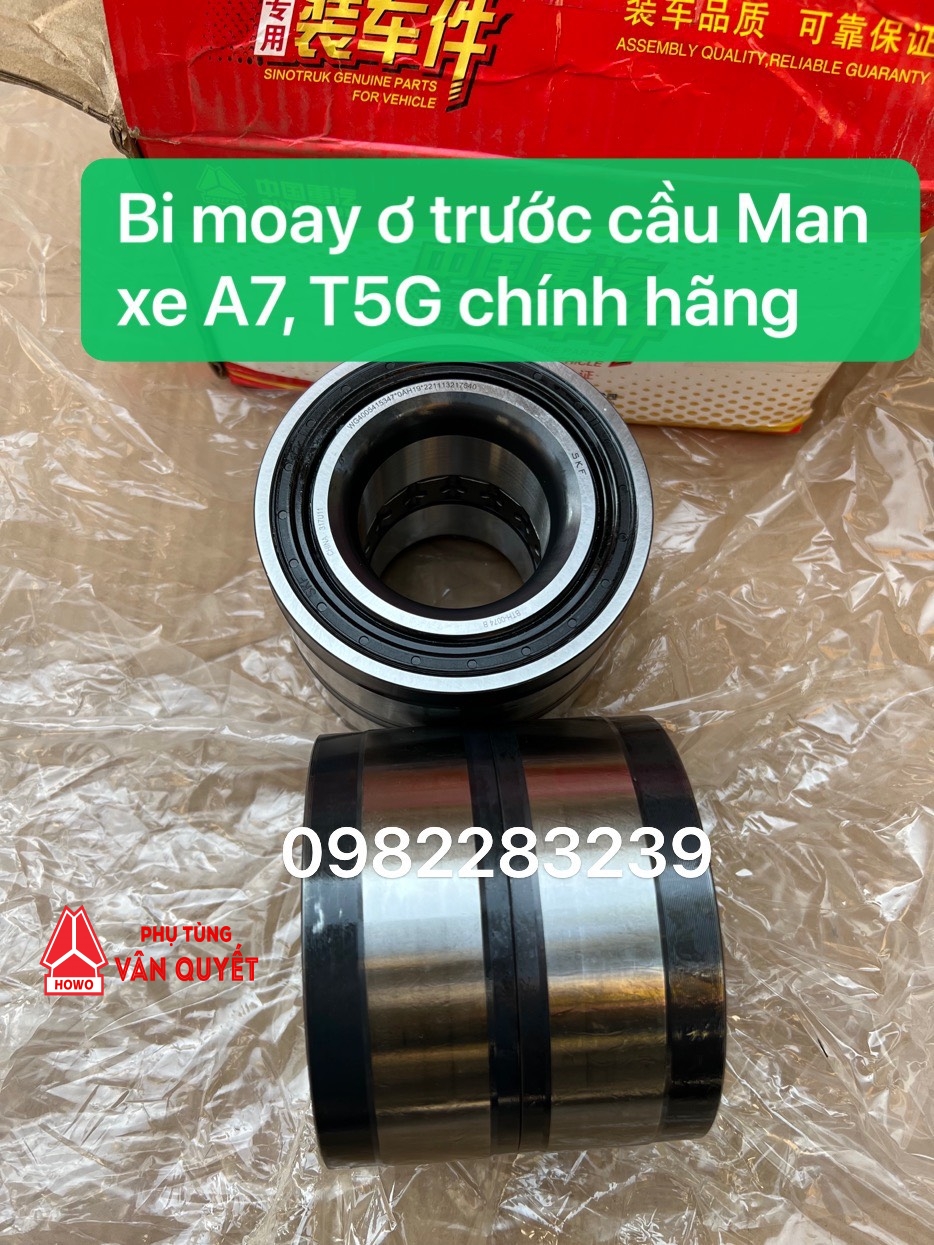 Bạc đạn, Vòng bi moay ơ trước cầu Man xe howo A7, T5G. WG4005415347