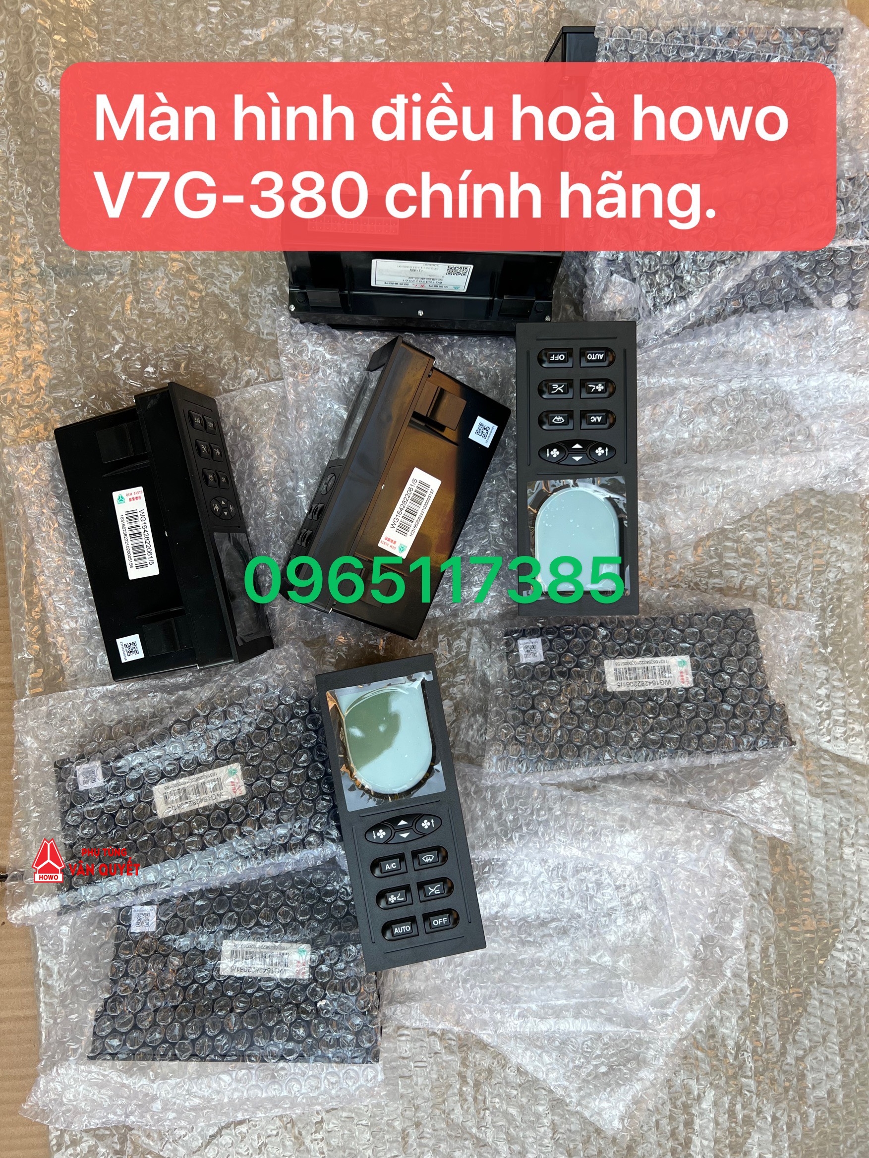 Màn hình điều hòa howo V7G 380 chính hãng. WG1642822061