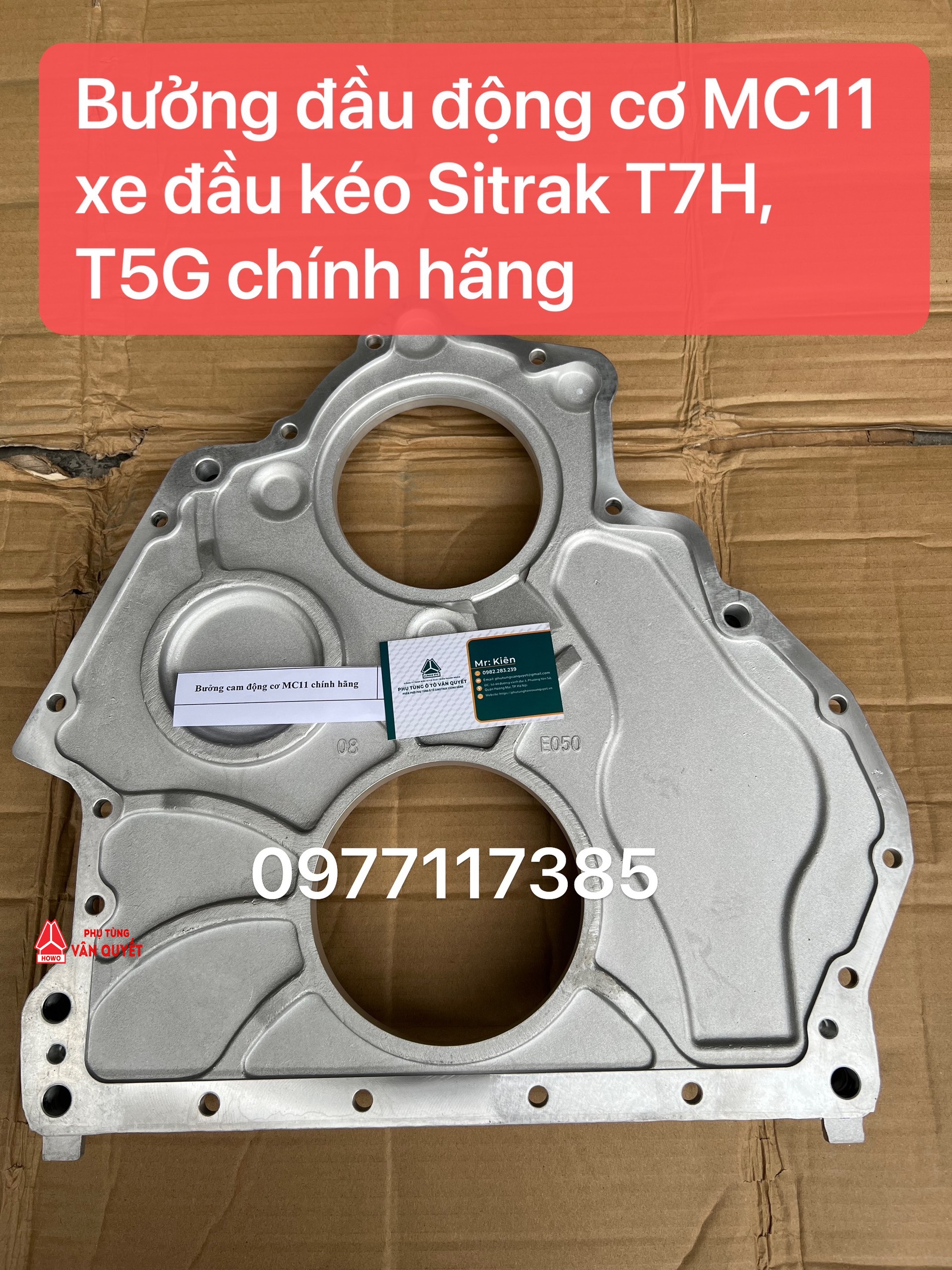 Bưởng cam động cơ MC11, bưởng đầu động cơ MC11 động cơ Man xe Sitrak T7H, đầu kéo T5G. 200V01501-5037