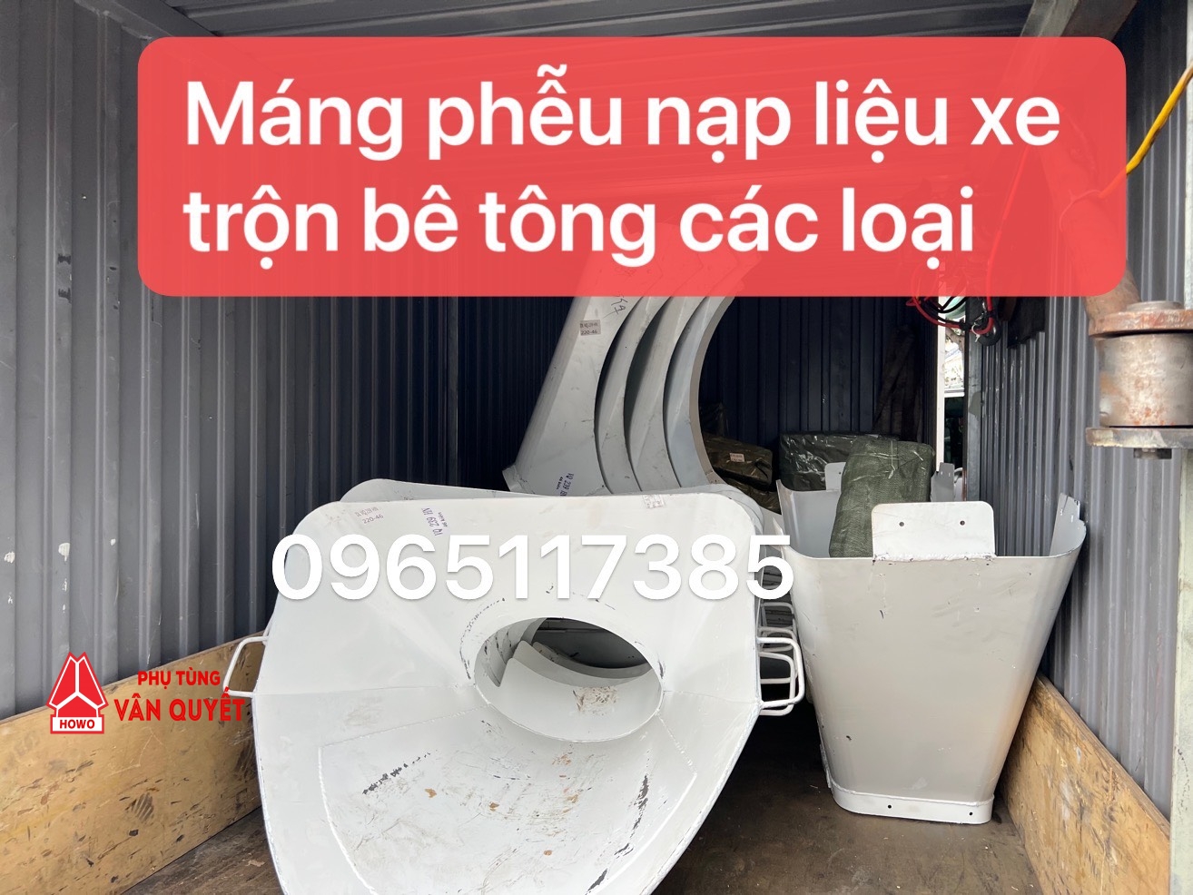 Phễu nạp liệu xe trộn bê tông, phễu rót liệu xe trộn 3 khối, 4 khối, 5 khối, 6 khối, 7 khối, 10 khối, 12 khối, 14 khối.