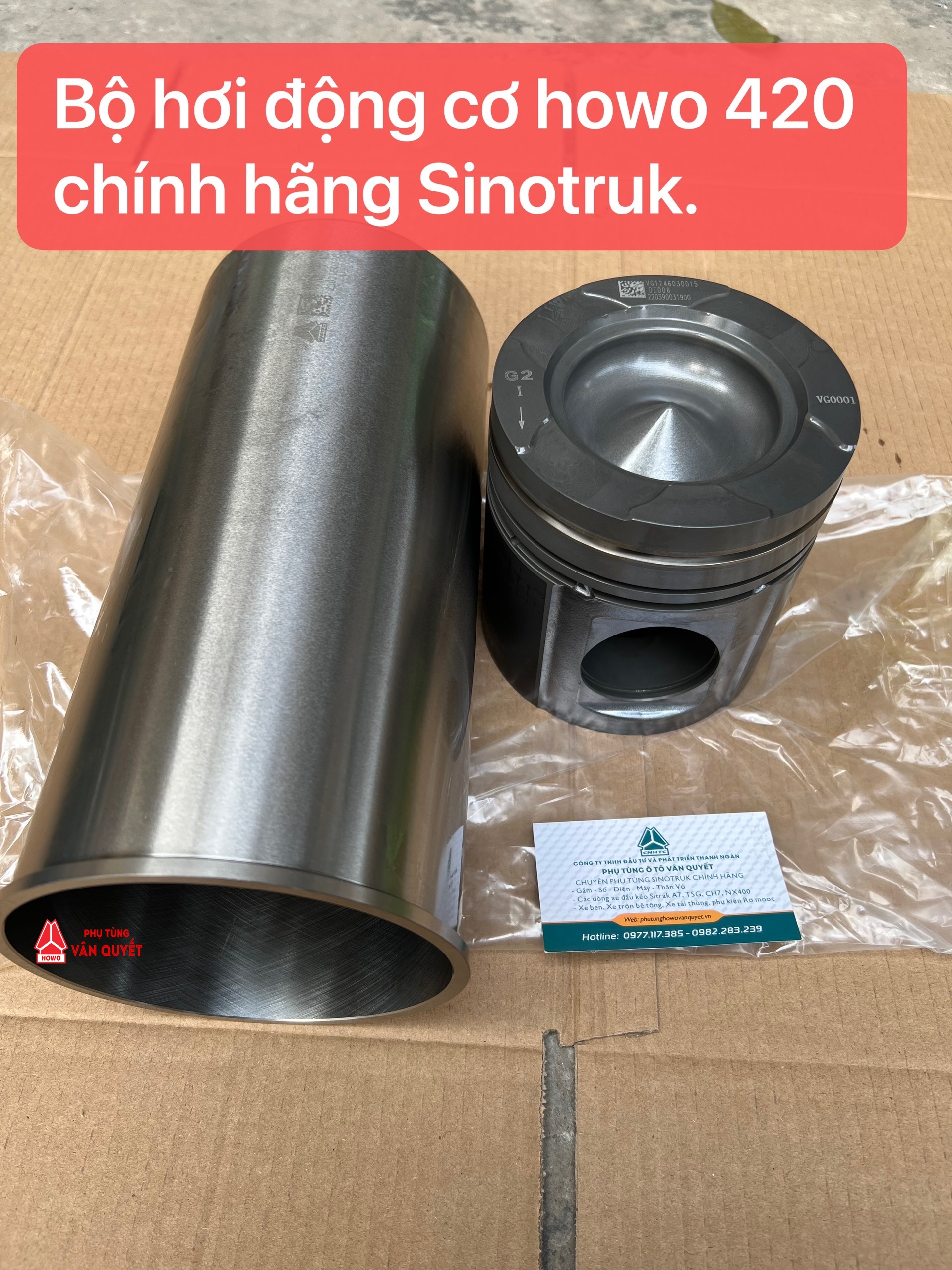 Bán bộ hơi động cơ howo 420 chính hãng sinotruk