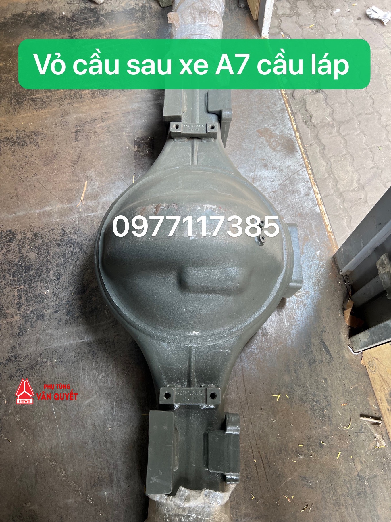 Bán vỏ cầu sau xe howo A7 - 375 - 380 - 420. T5G, Sitrak T7H - 390 - 440 - 460. Cầu Láp Man13