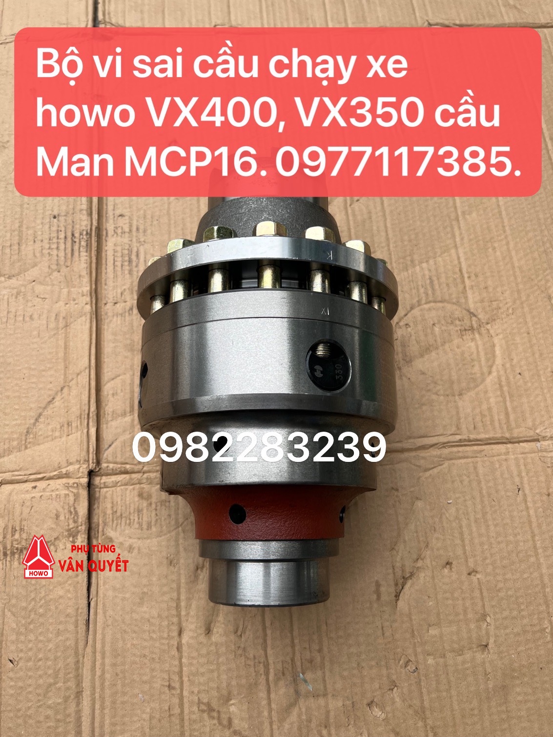 Bán bộ vi sai cầu giữa MCP16, vi sai cầu chạy MCP16 xe howo Man VX350, VX400, VX450, TX cầu MCP16.