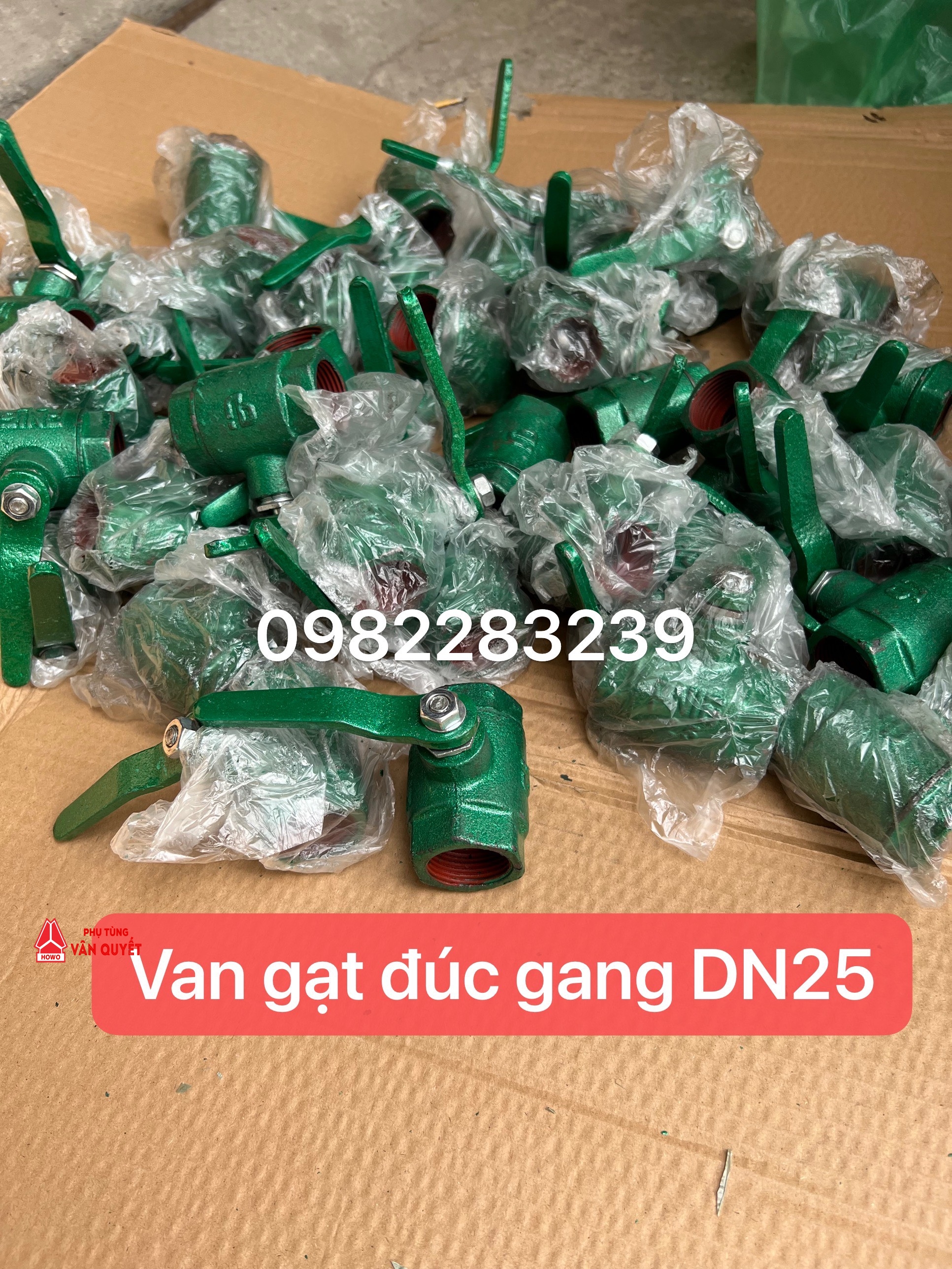 Van gạt DN25, Van bi DN25. Van DN25 đúc bằng gang chuyên dụng cho nhà máy khai thác quặng.