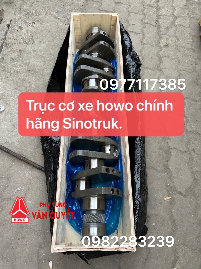 Trục cơ xe howo