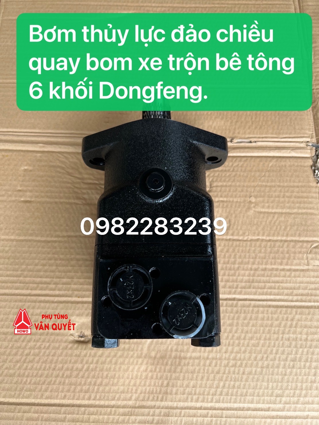 Bơm thủy lực đảo chiều quay bom xe trộn bê tông 6 khối Dongfeng, Bán bơm thủy lực xe trộn Dongfeng 6 khối.