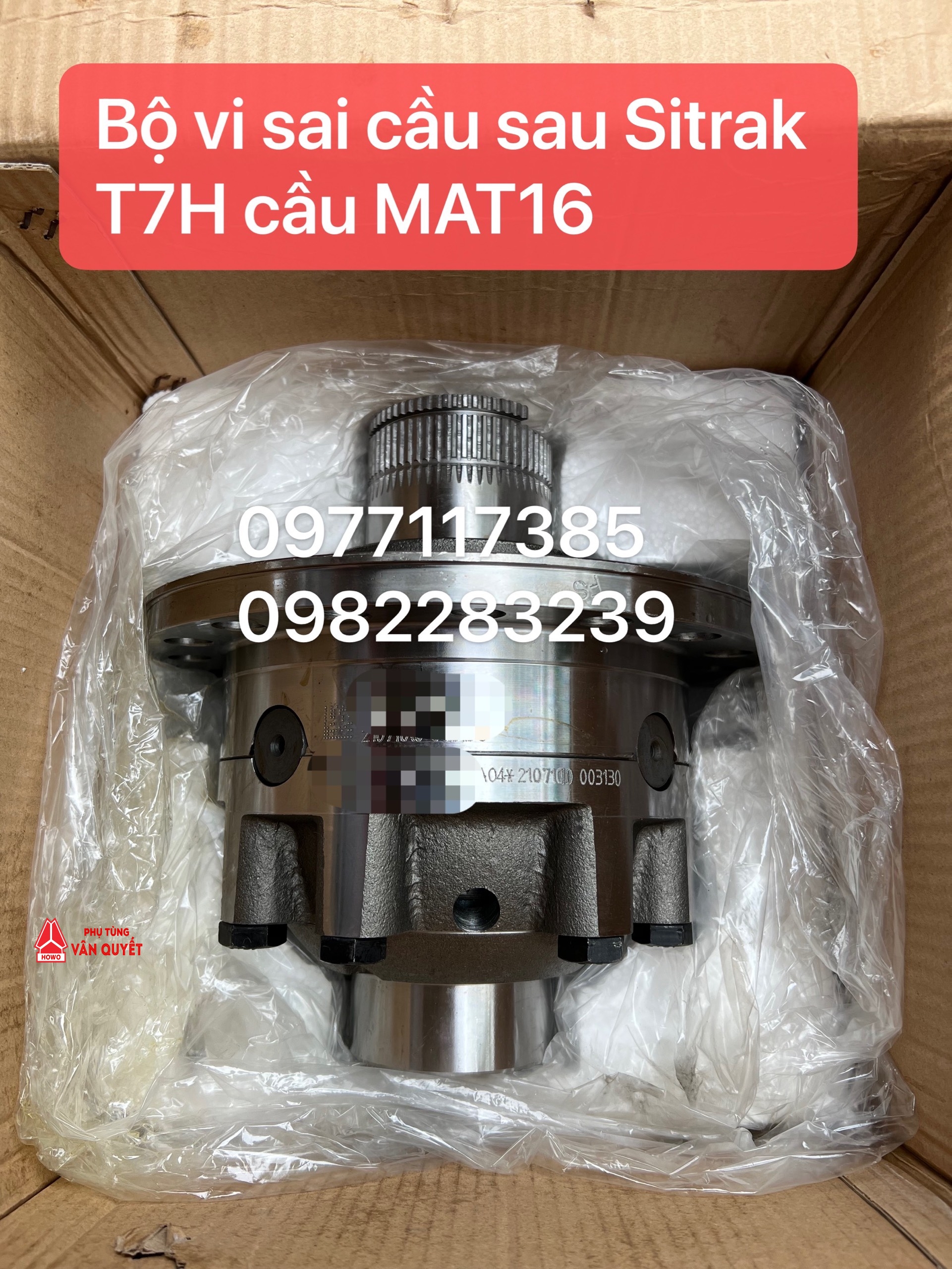 Bộ Vi sai cầu sau MAT16, Bộ Vi sai cầu chạy MAT16. WG7121325273