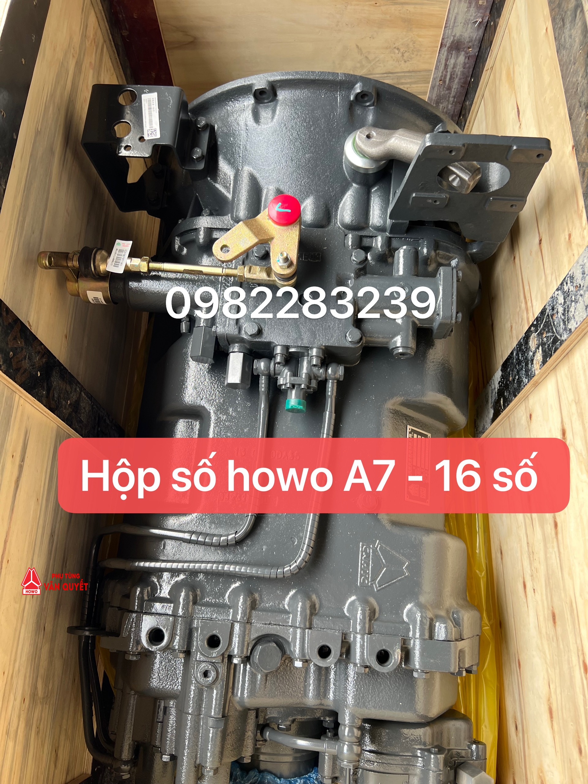 Bán hộp số howo 16 số