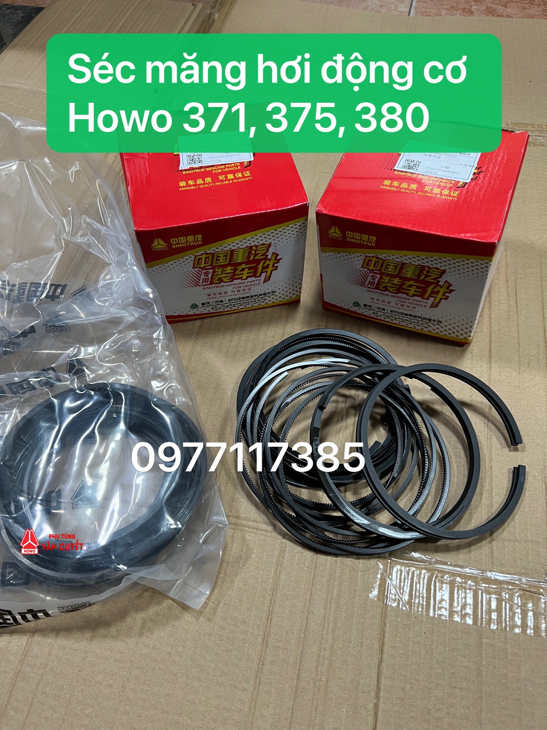 Séc măng bộ hơi động cơ howo. VG1560030050