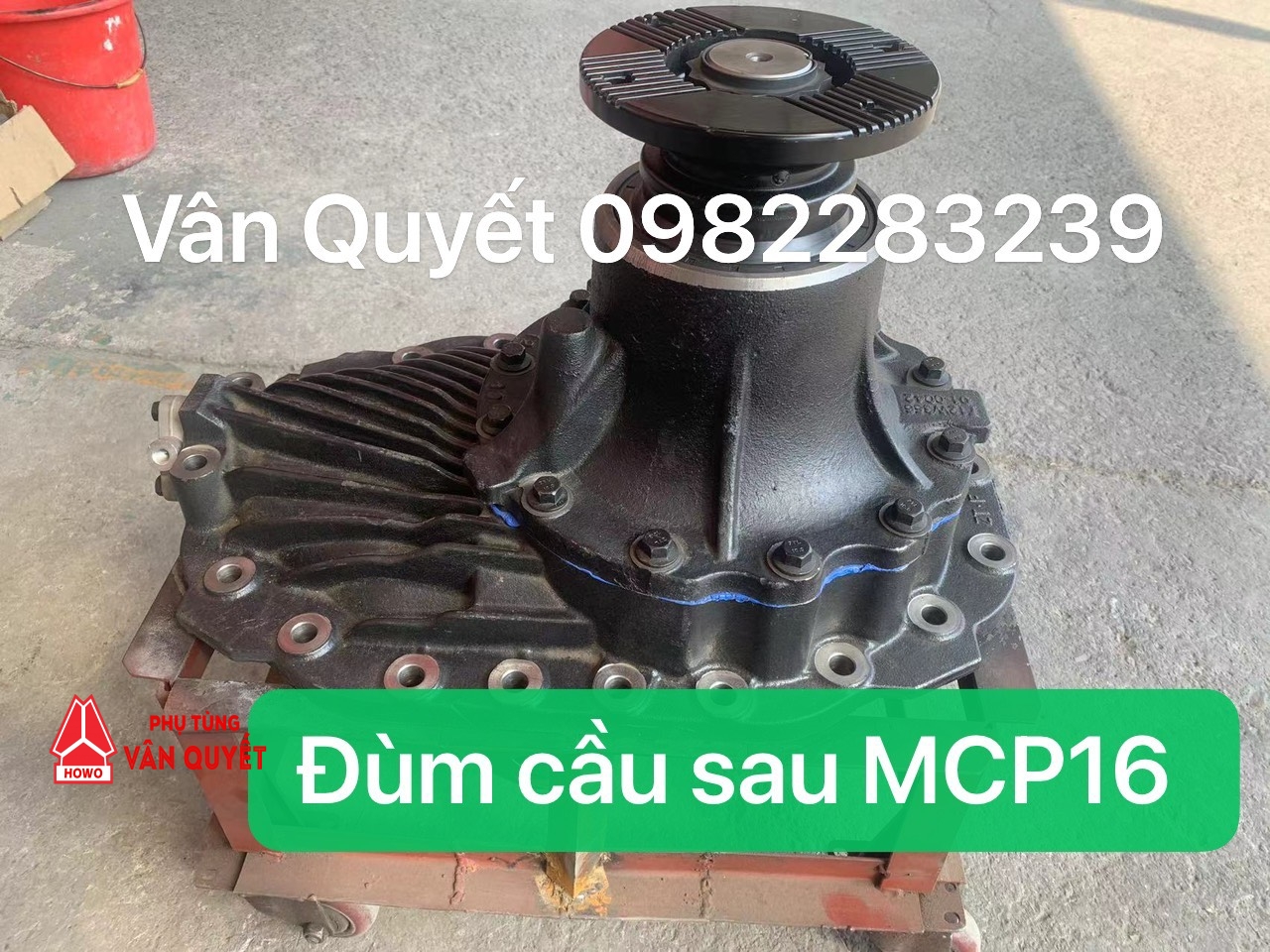 Bán đùm cầu sau xe howo Man VX400 , VX350, TX400, NX400 cầu MCP16