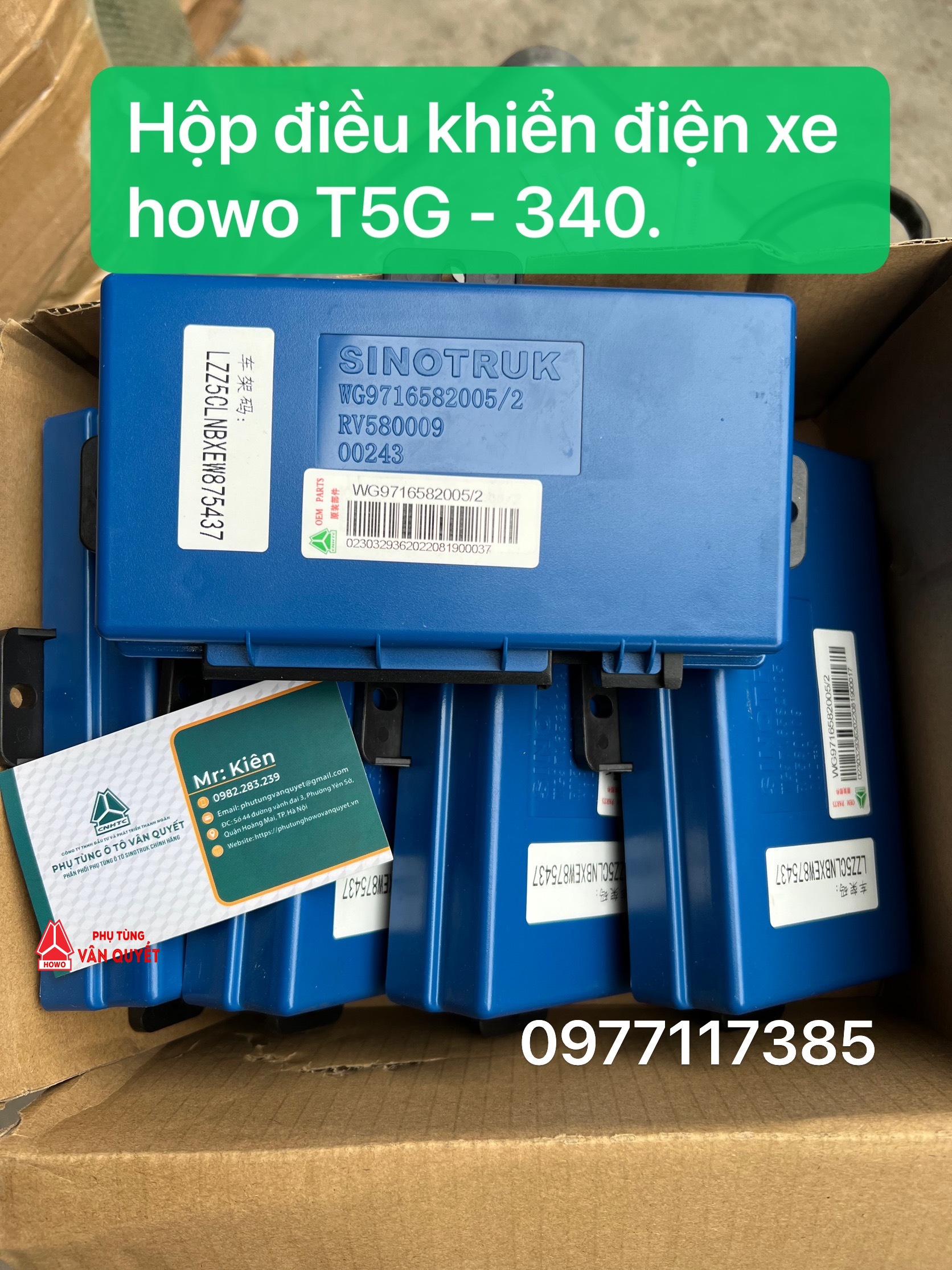 Bán hộp điện điều khiển xe howo T5G - 340. WG9716582005