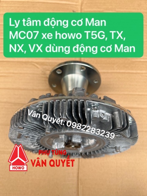 Ly tâm động cơ MC07 xe Howo Man VX, NX, TX, Xe T5G - 340. 082V06601-0282