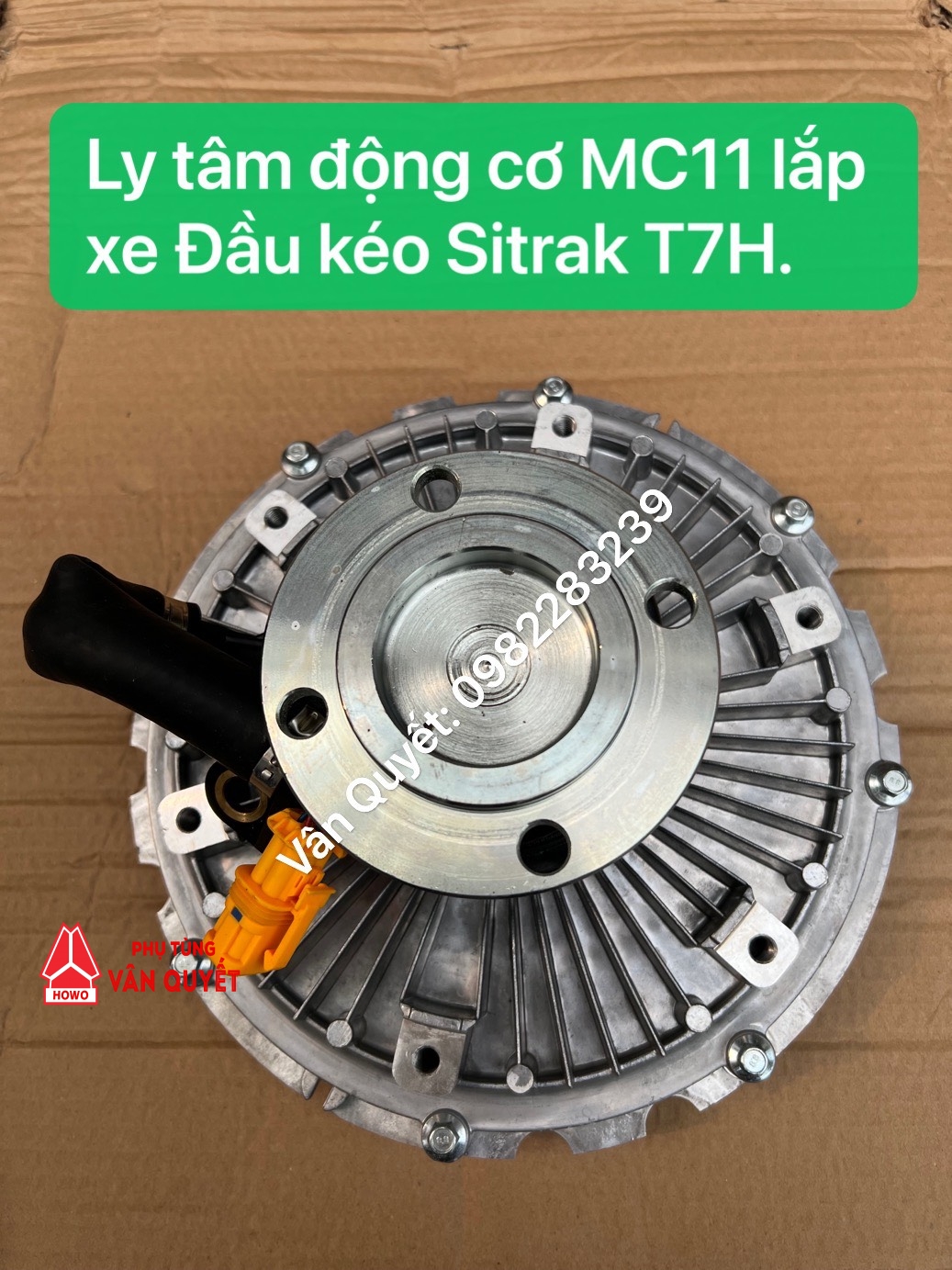 Ly tâm động cơ MC11 xe Howo Sitrak, T5G, TX400, VX400, VX350, NX400. 202V06600-7060