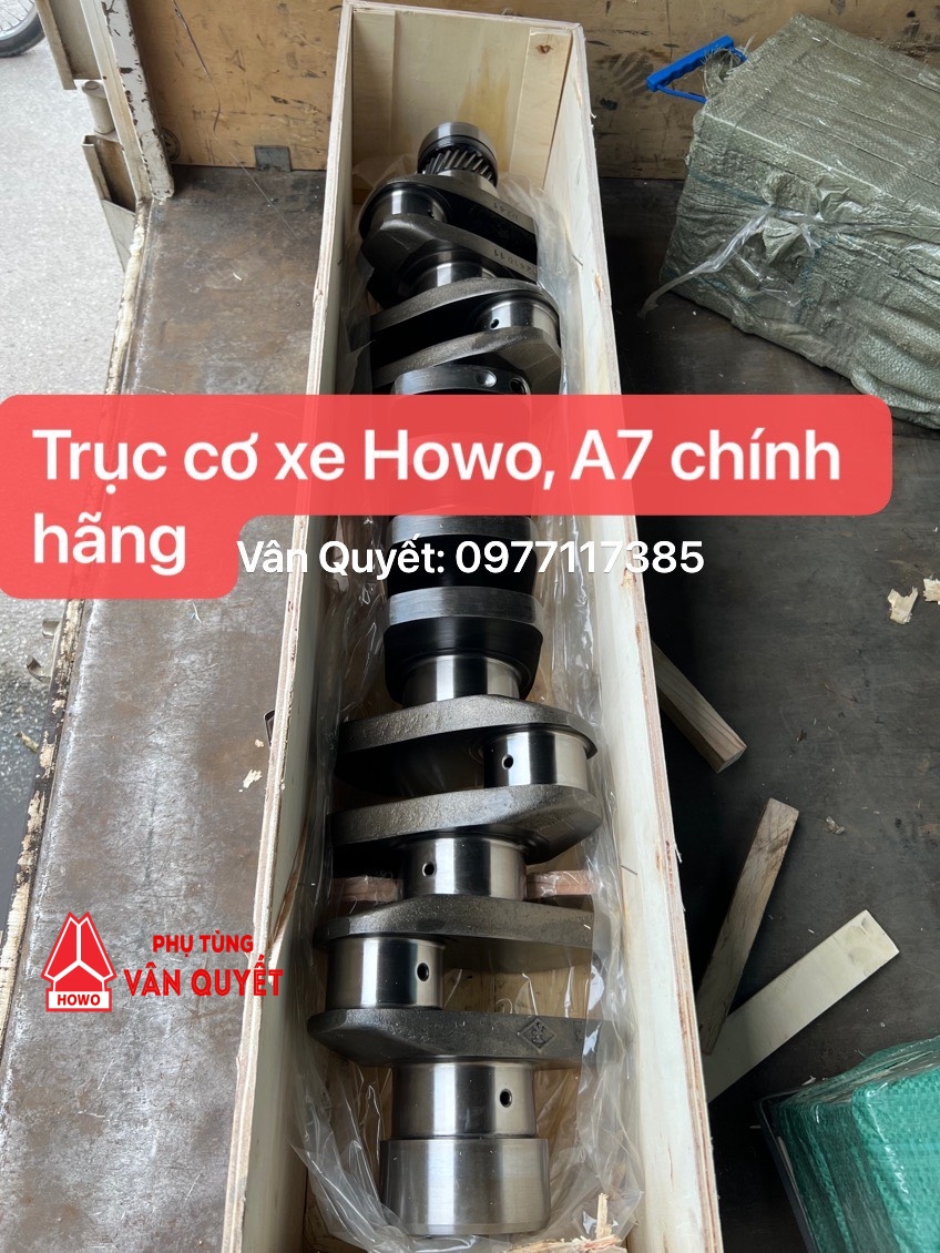 Bán trục cơ xe Howo động cơ WD615, D10, D12 chính hãng.