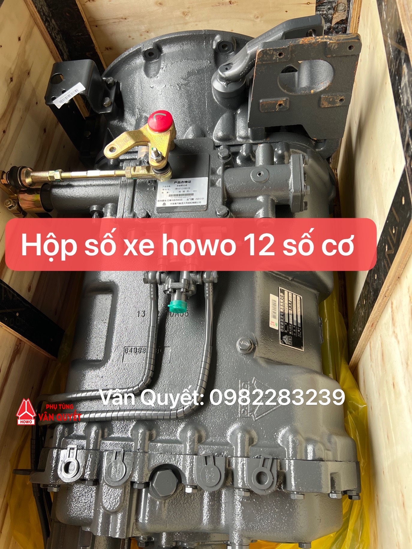 Bán hộp số 12 số xe Howo, xe A7 chính hãng