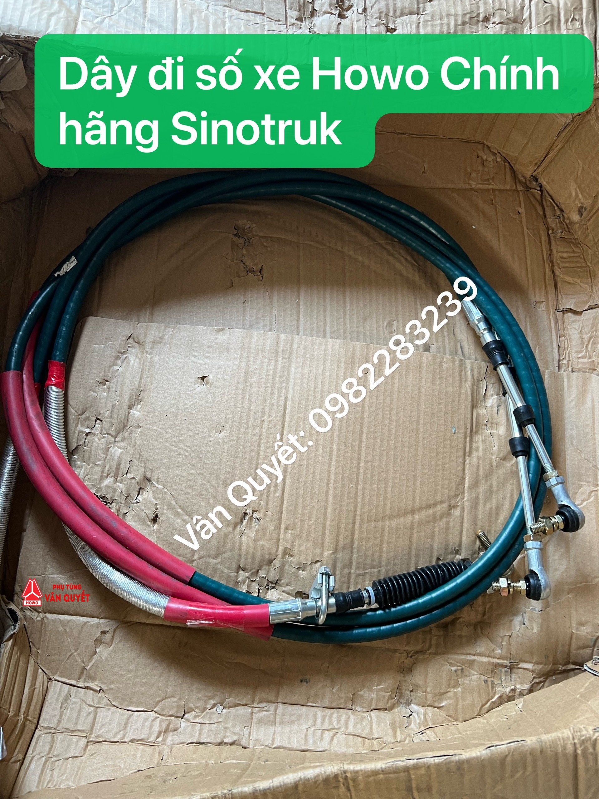 Bán dây đi số xe Howo A7 chính hãng. WG9725240113