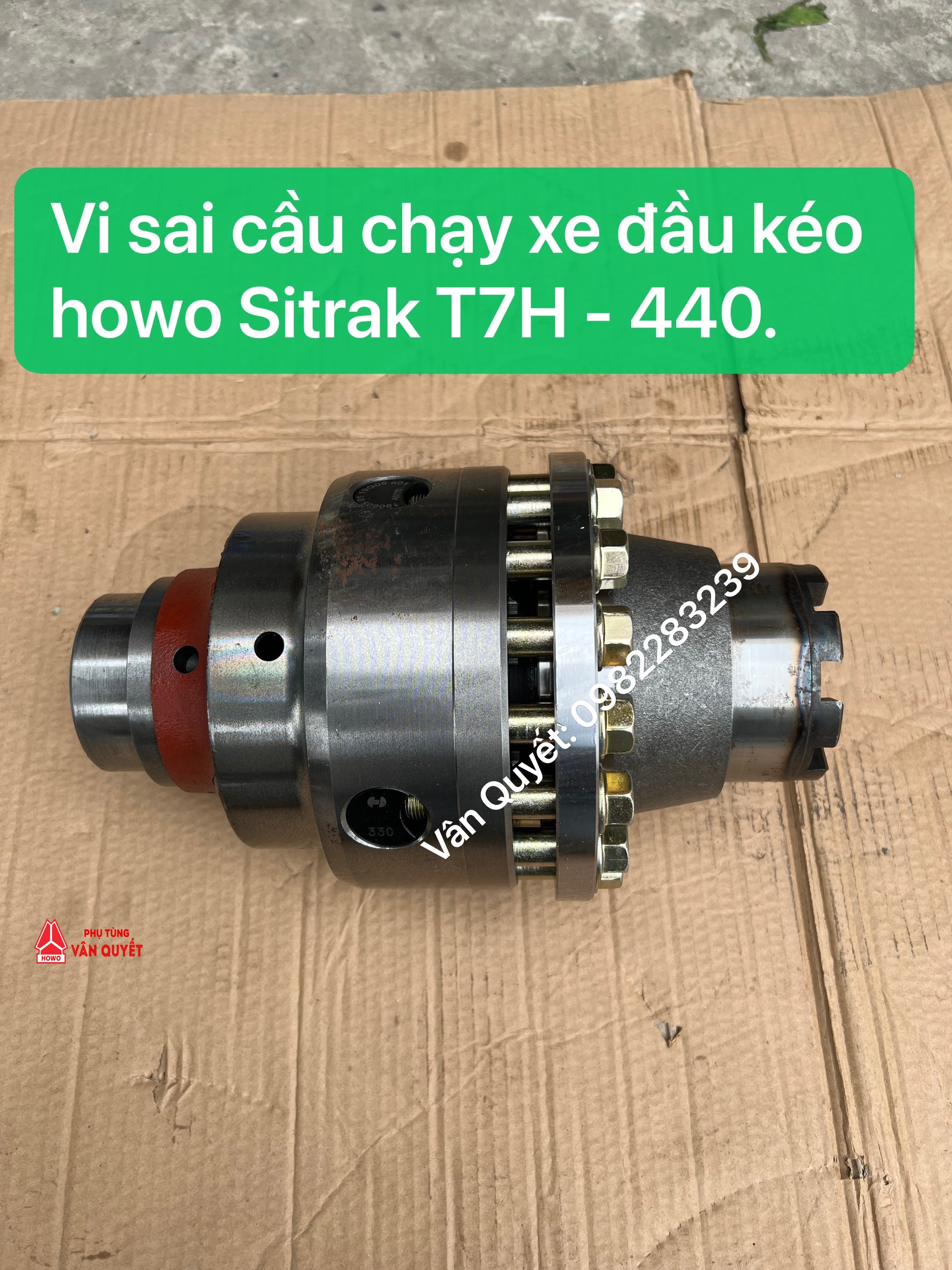 Bán Vi sai cầu cầu giữa, Cầu chạy xe Howo Sitrak T7H 440 cầu dầu MCP16ZG. 712-35105-0074-1