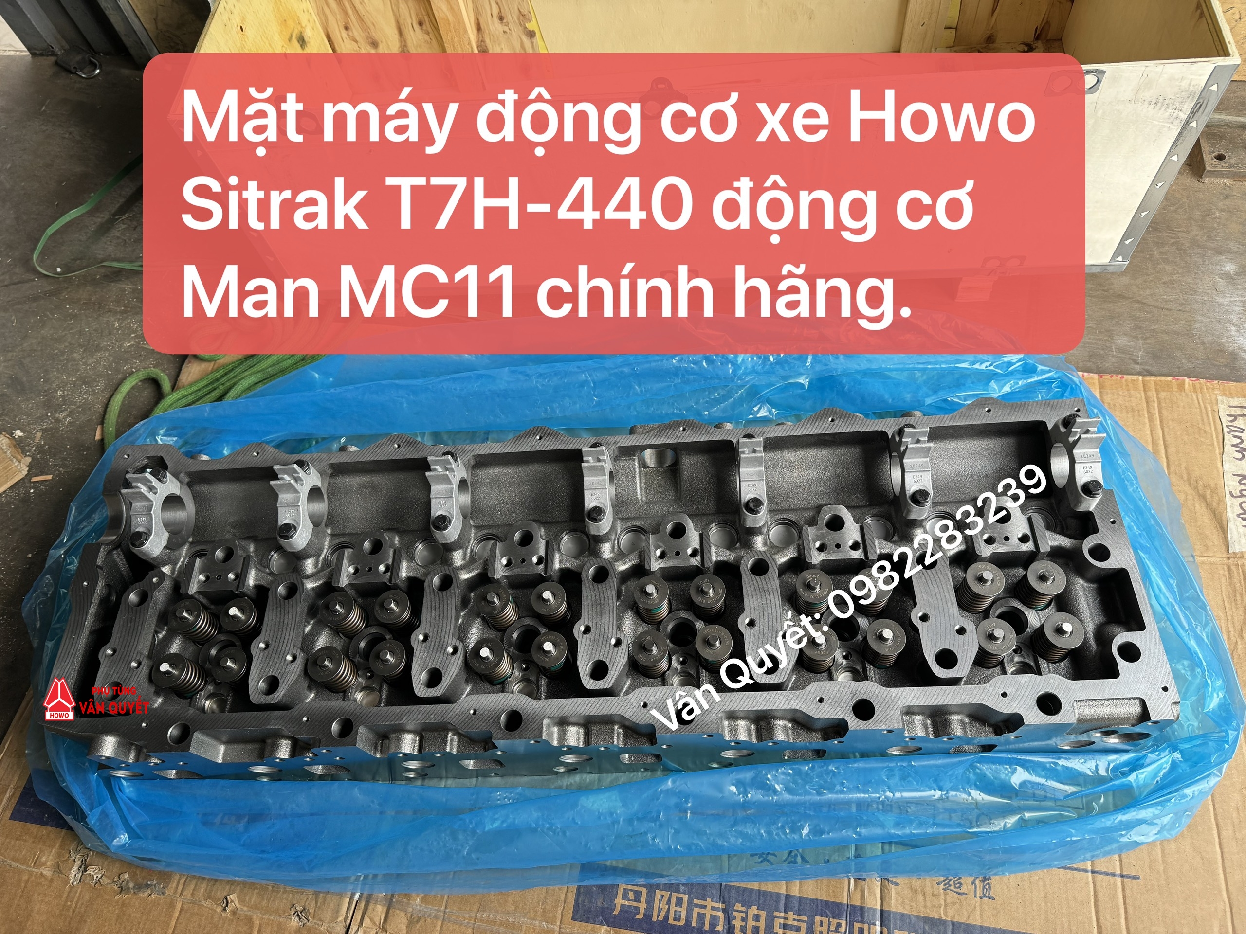 Bán mặt máy xe Howo Sitrak T7H - 440, NX440 động MC11. 200-03100-6424