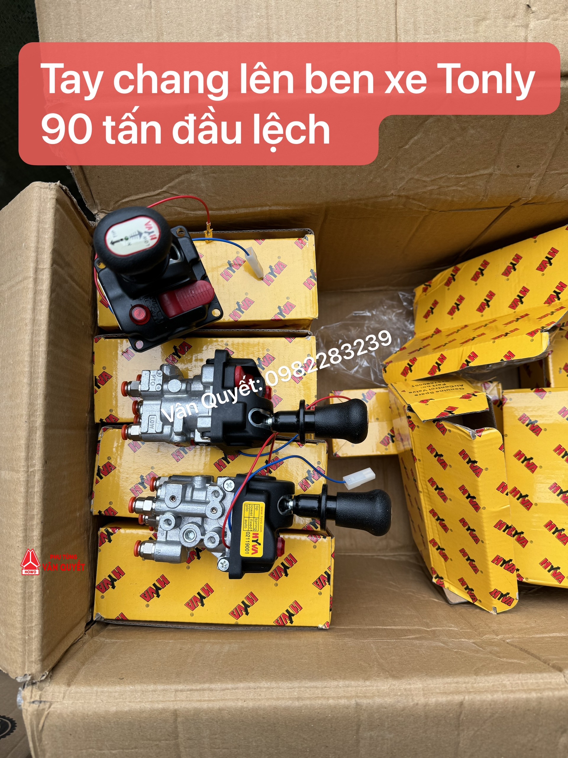 Bán tay chang lên ben xe tải Tonly 90 tấn đầu lệch