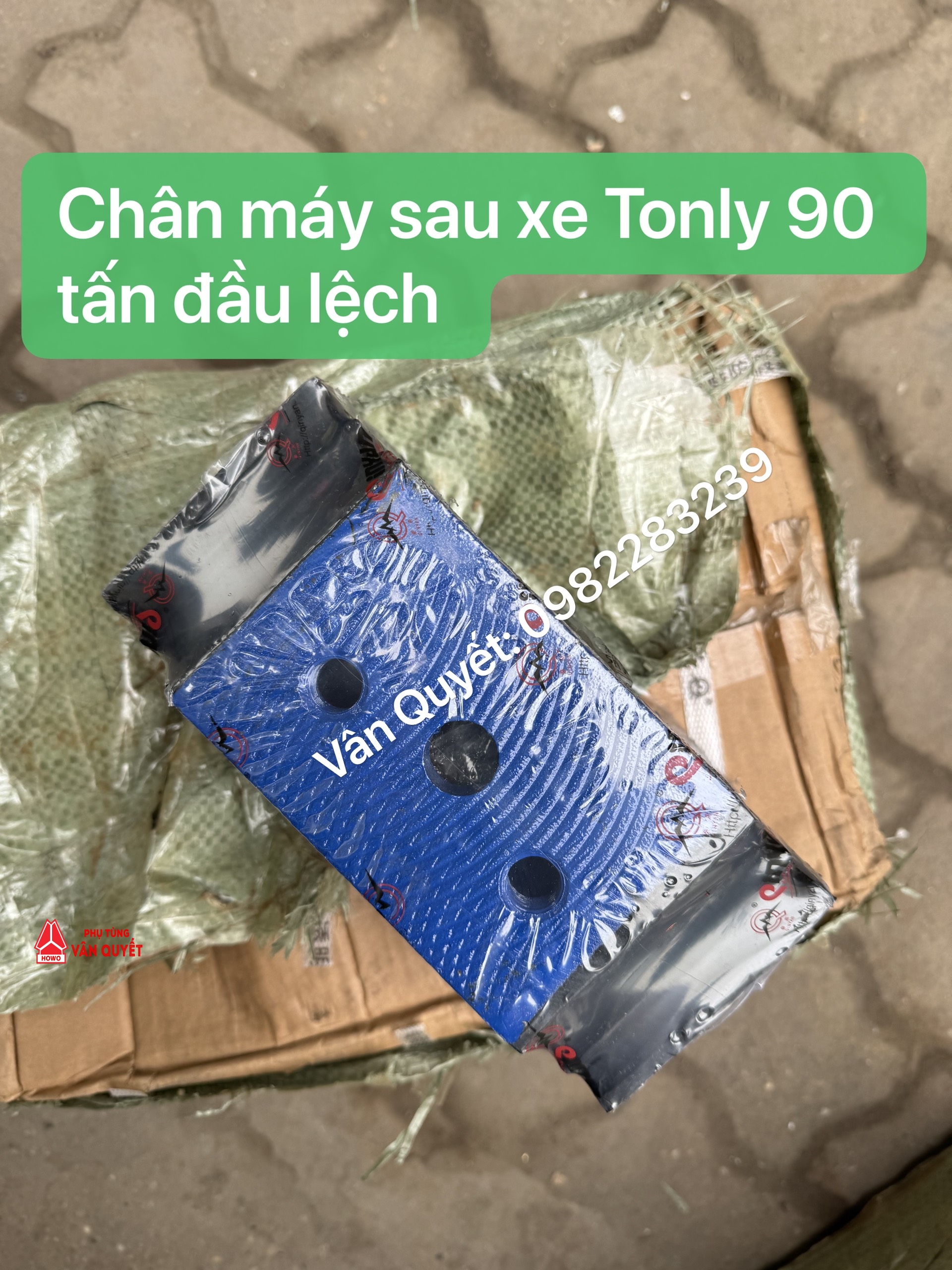 Bán chân máy sau động cơ xe Tonly 90 tấn đầu lệch.