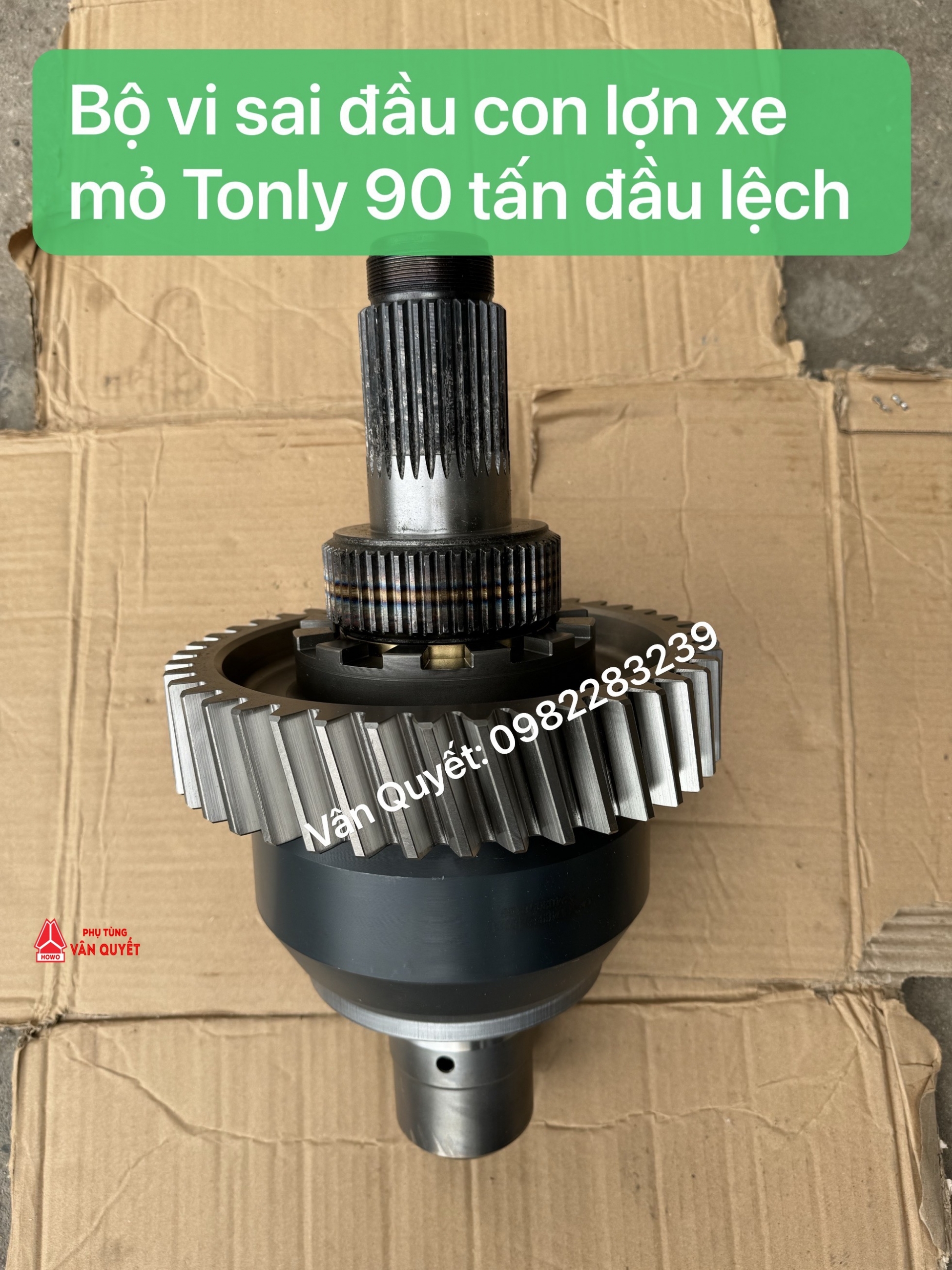 Bán bộ vi sai đầu con lợn xe 90 tấn Tonly, Vi sai cài cầu xe Tonly 90 tấn cầu HD469