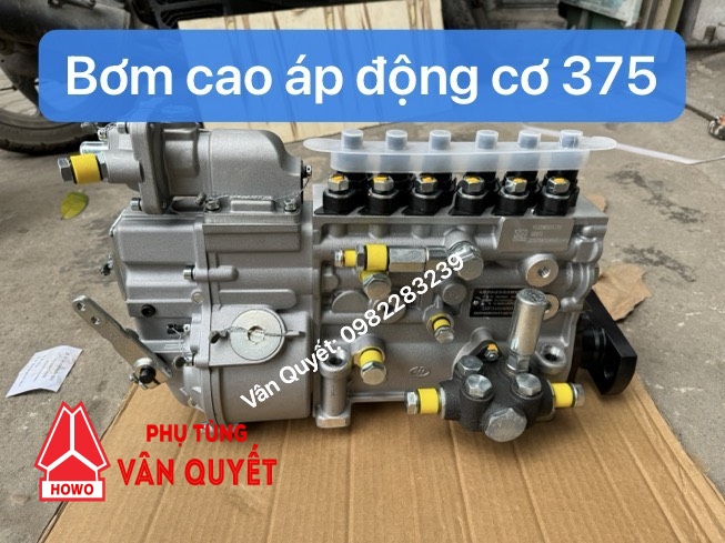 Bán bơm cao áp động cơ xe Howo A7-375, Heo dầu cao áp A7-375 chính hãng, VG1096080160