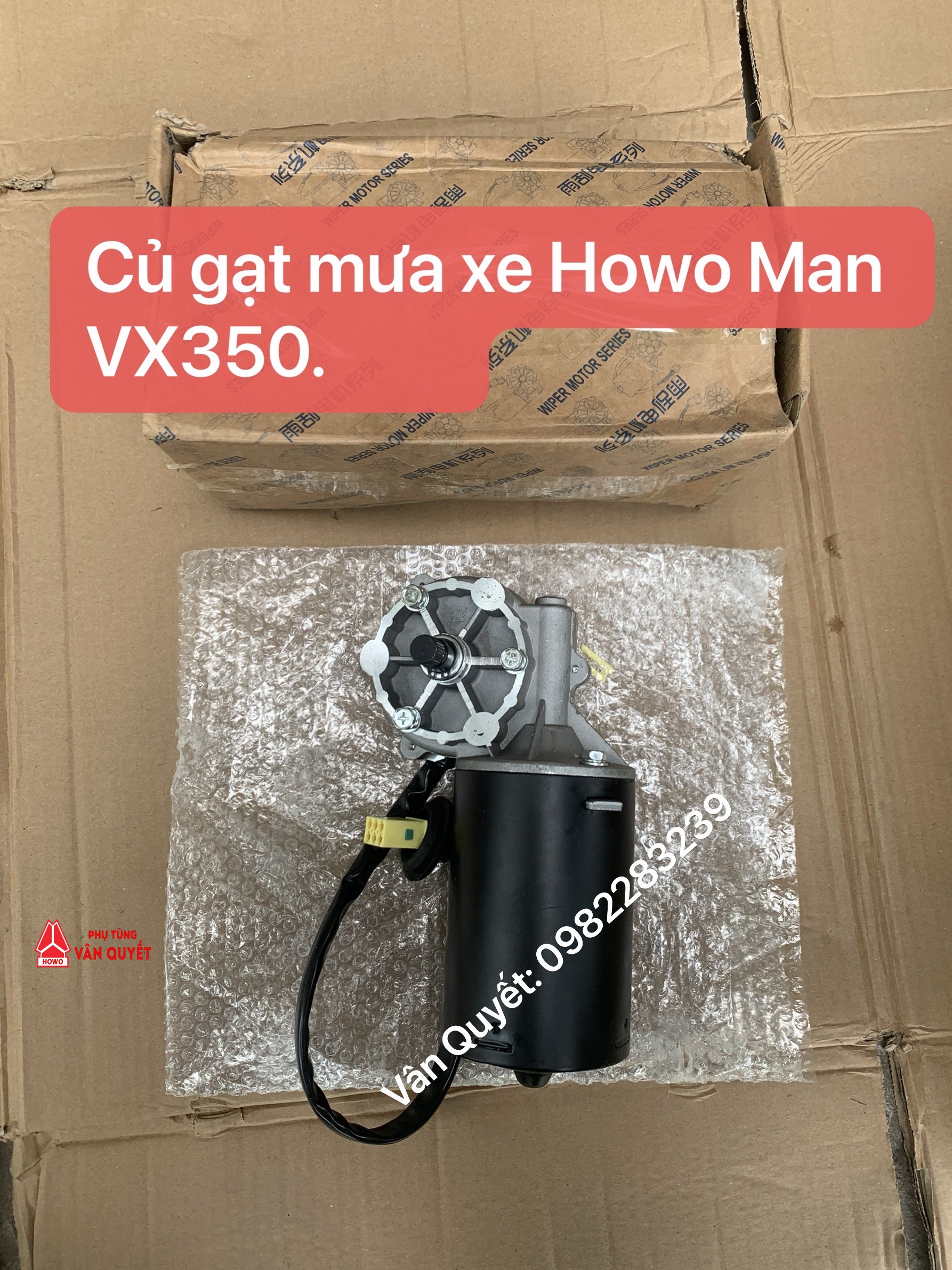 Bán mô tơ gạt mưa xe Howo Man VX350 - WG2671740012/1