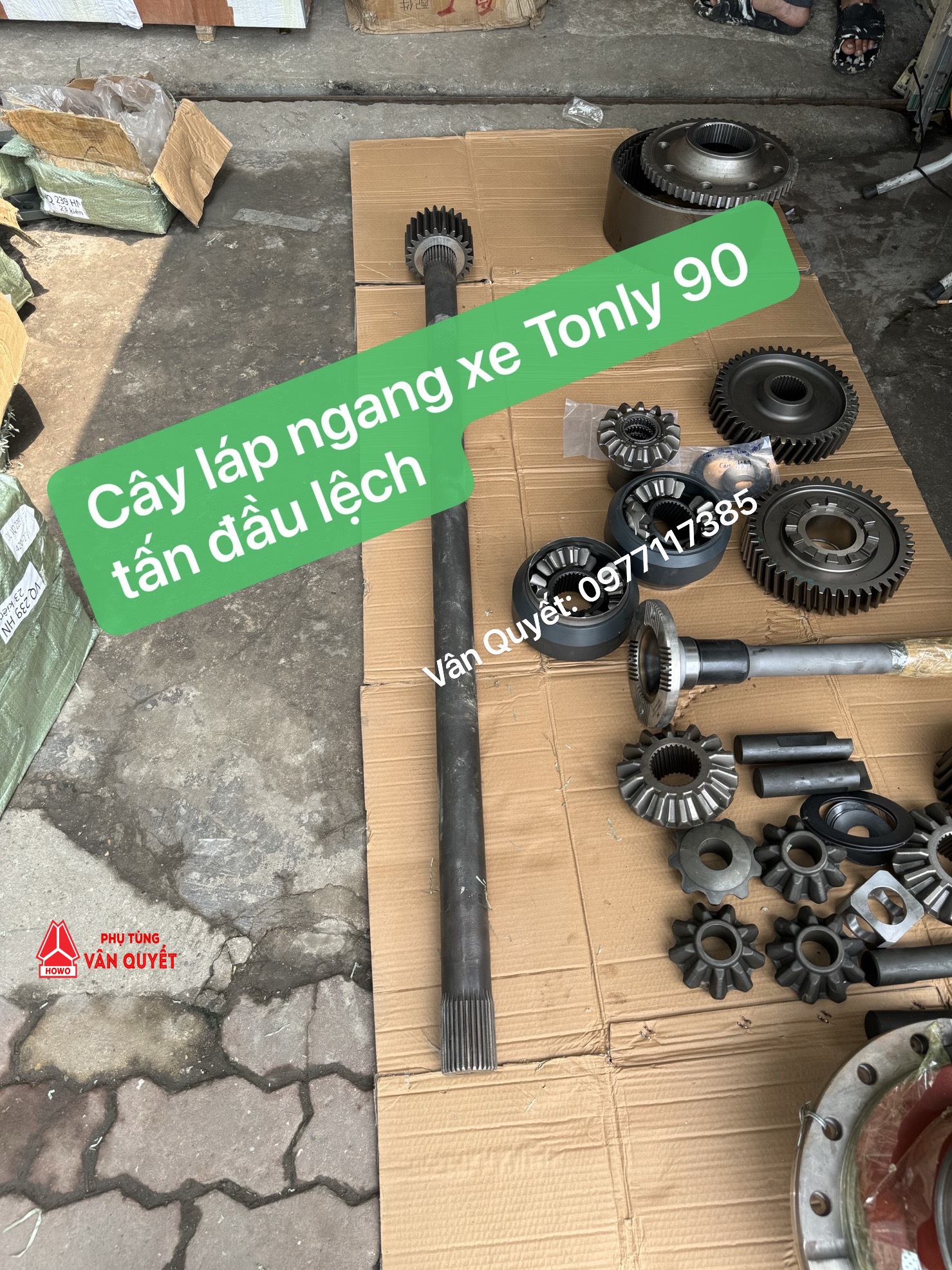 Bán cây láp ngang, láp dọc cài cầu xe Tonly 90 tấn - Trục láp ngang, trục láp dọc xe 90 tấn Tonly