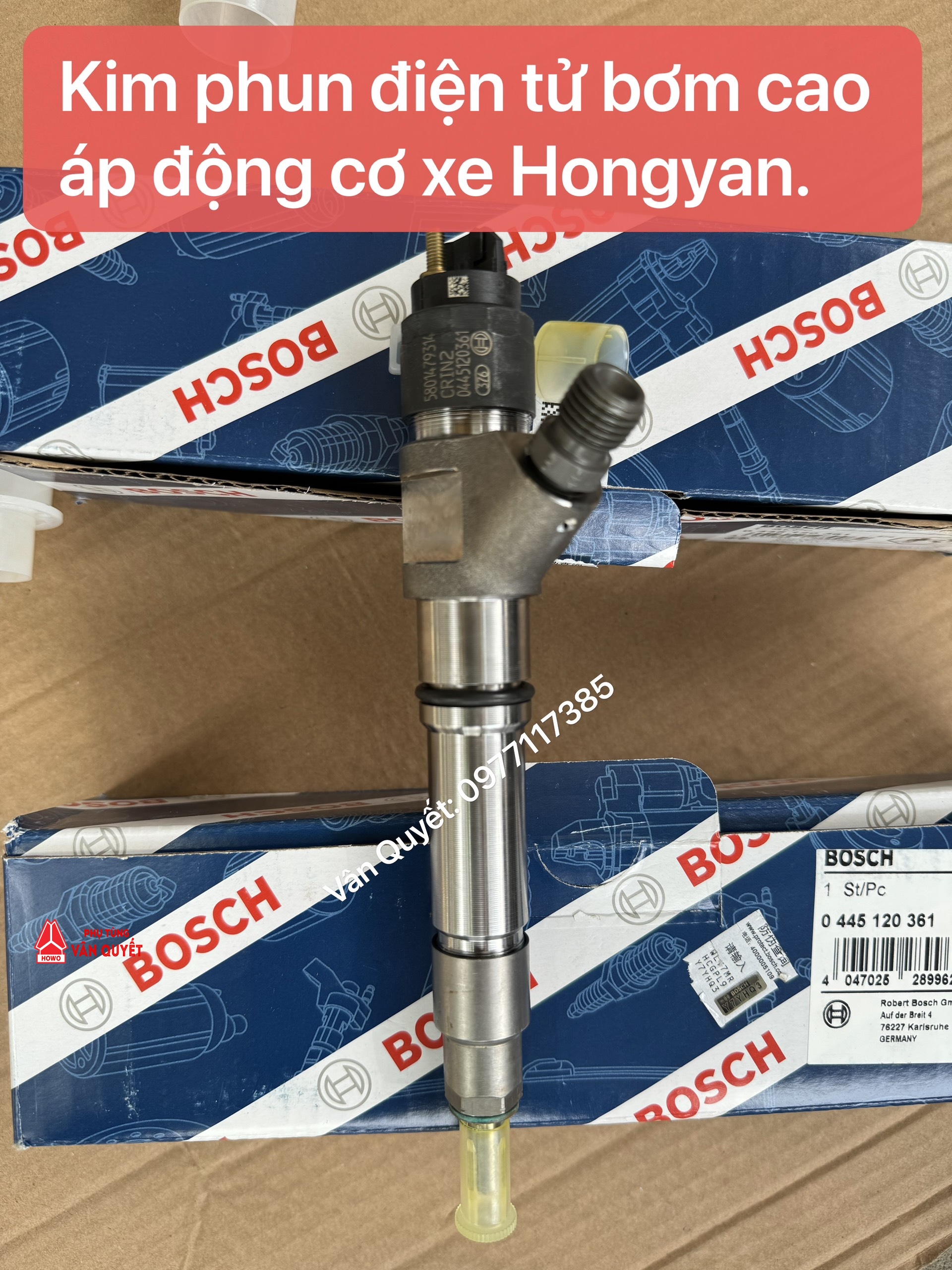 Bán kim phun điện tử động cơ xe tải HongYan chính hãng. 5801479314 - 0445120361