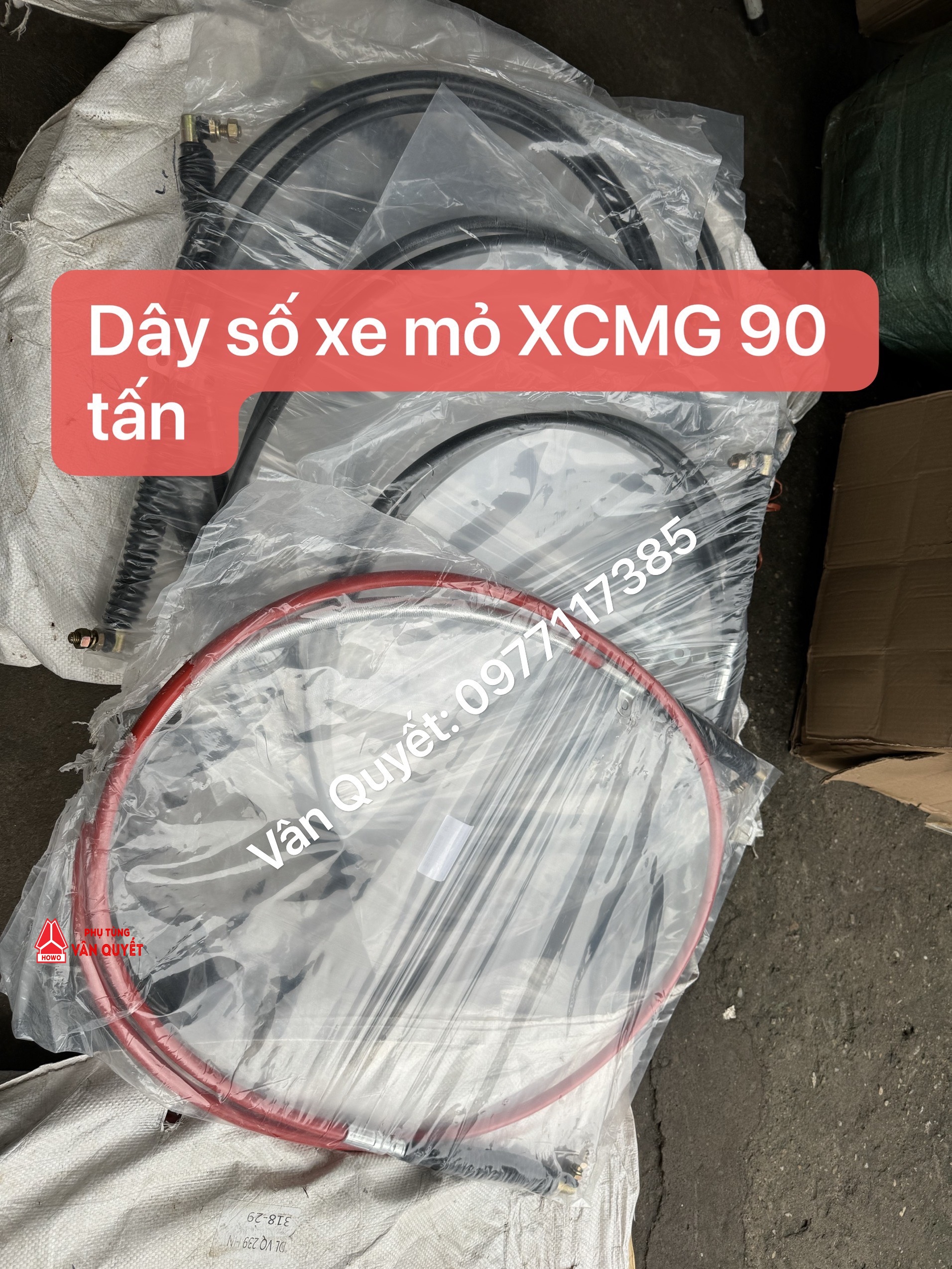 Dây đi số xe XCMG 90 tấn