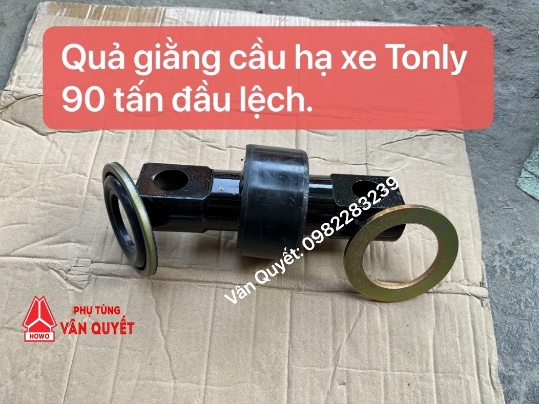 Quả giằng cầu hạ xe Tonly 90 tấn đầu lệch - phi 100x53x170 - phi 100x64x170