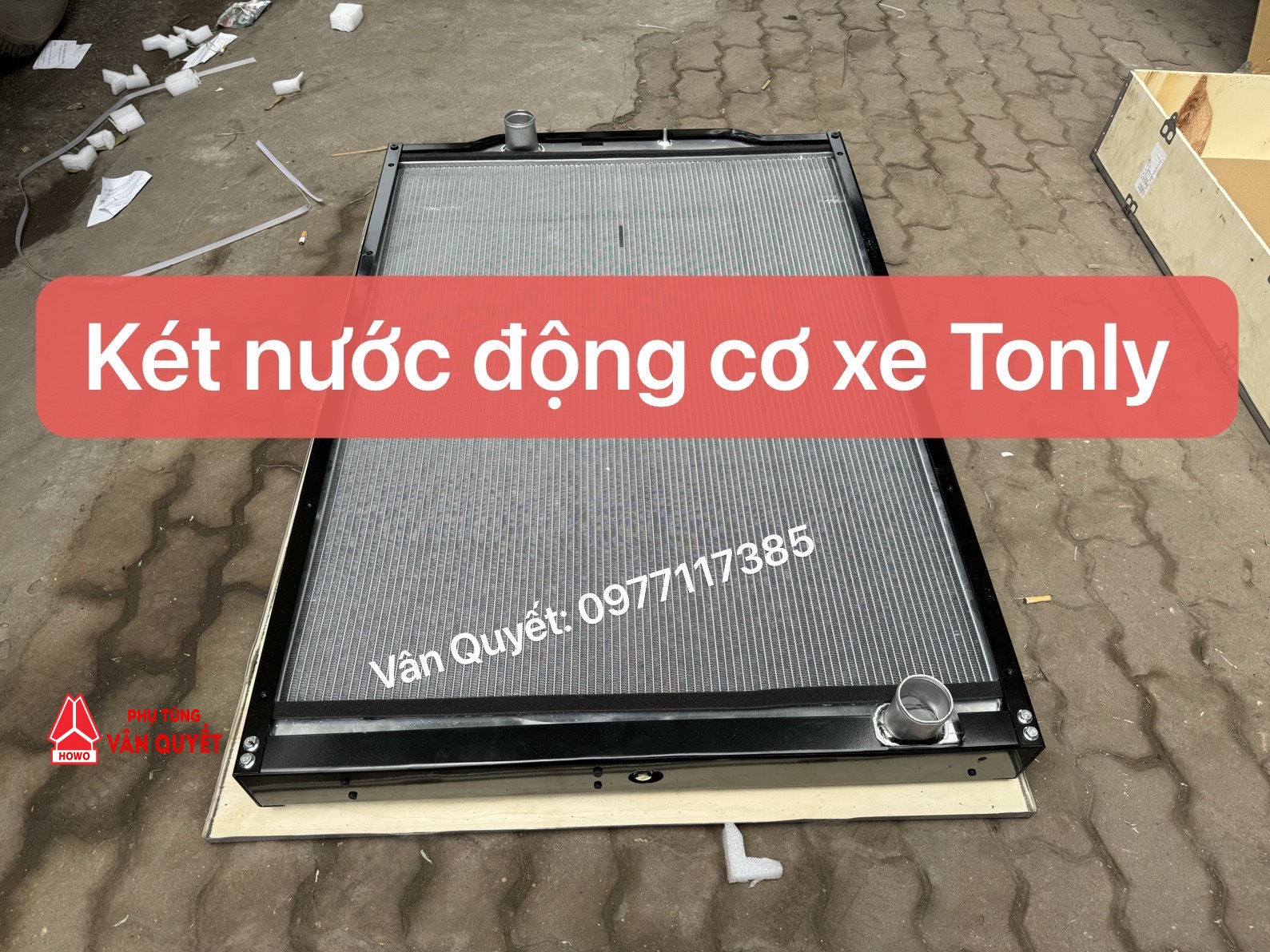 Két nước làm mát động cơ xe Tonly 90 tấn - 87013000104