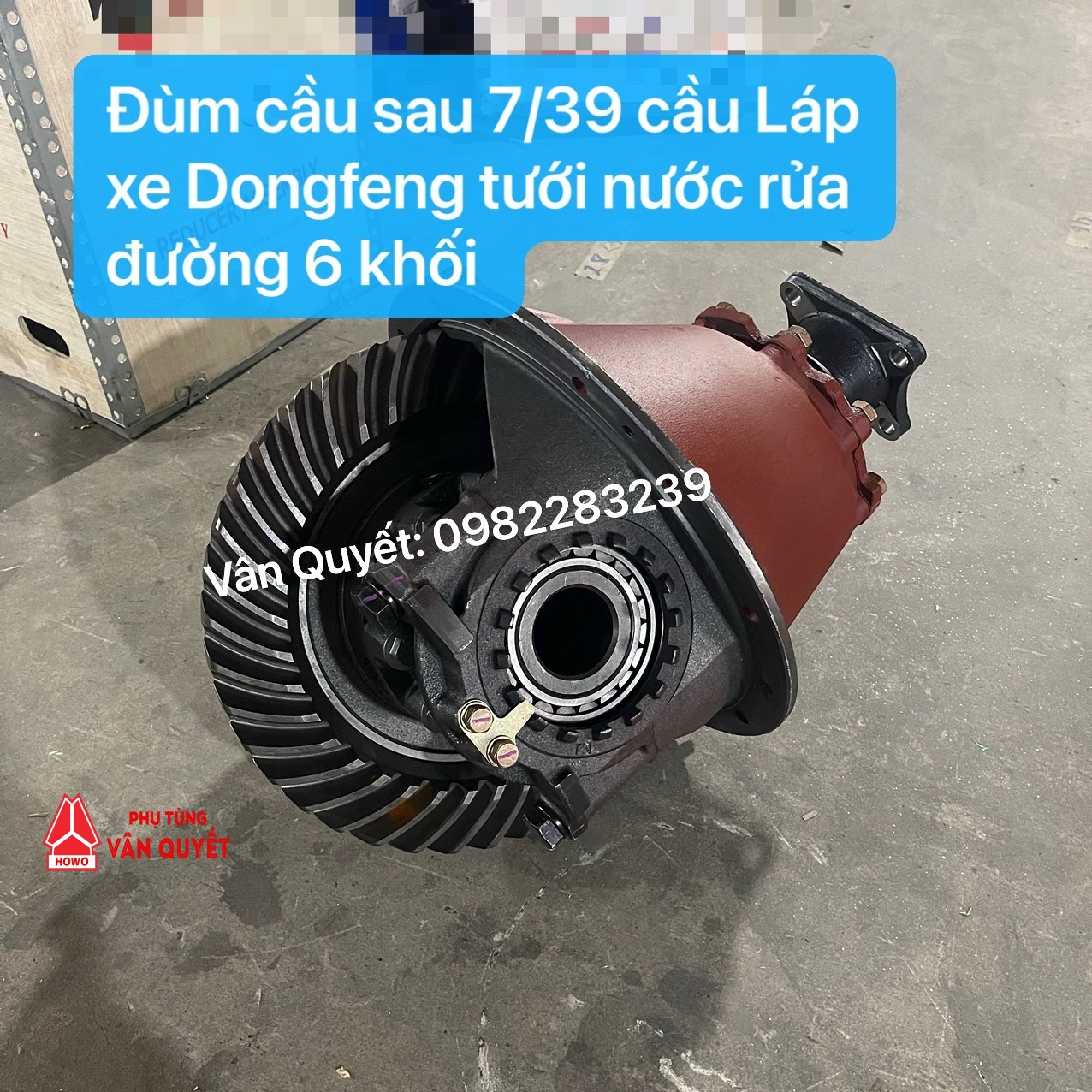 Bán đùm cầu sau xe Dongfeng 7/39 - Bộ đùm cầu sau 7/39 xe Dongfeng tưới nước rửa đường