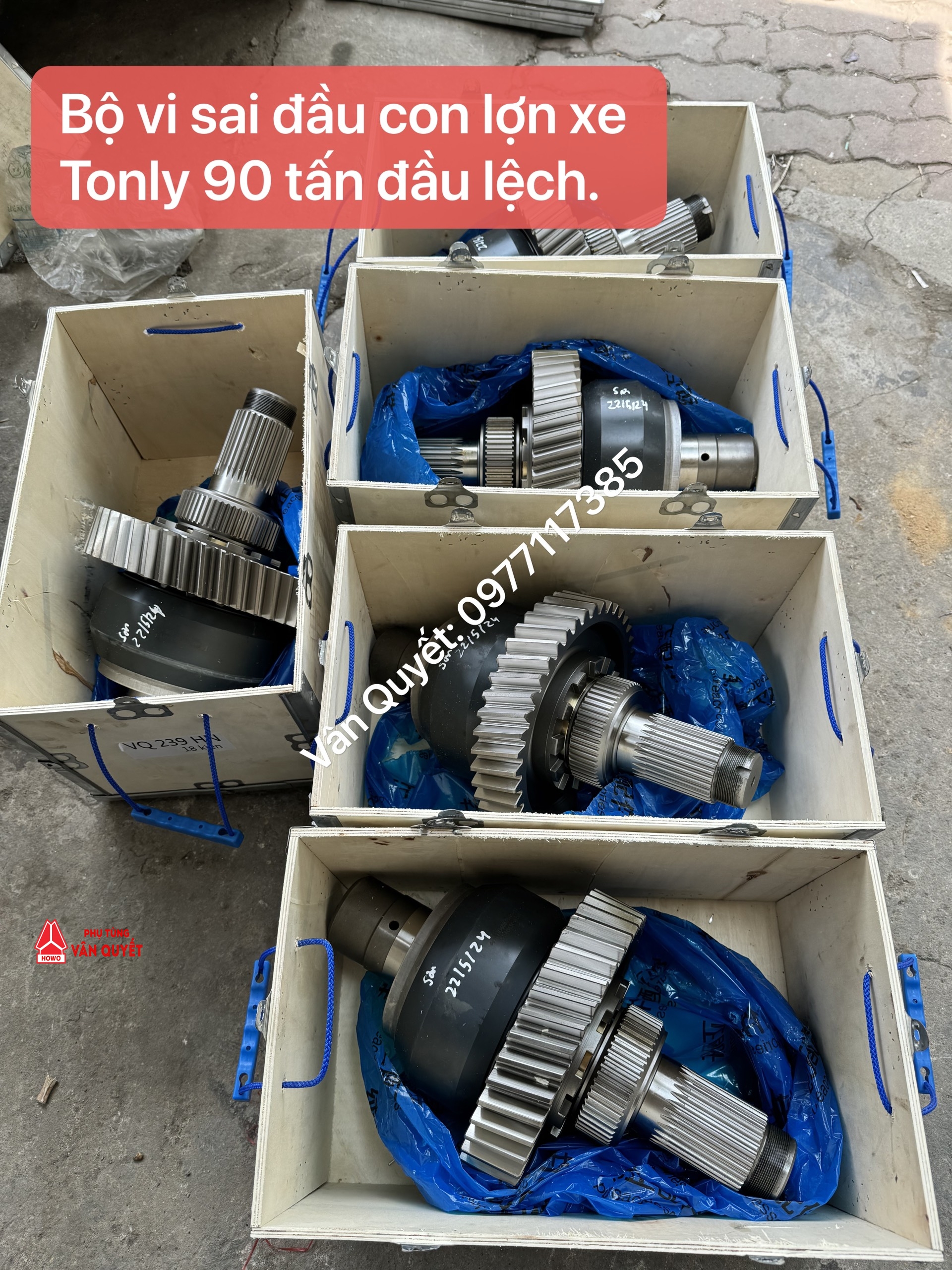 Bán bộ vi sai cài cầu đầu con lợn xe Tonly 90 tấn, Vi sai cầu chạy, vi sai cài cầu xe Tonly 90 tấn.