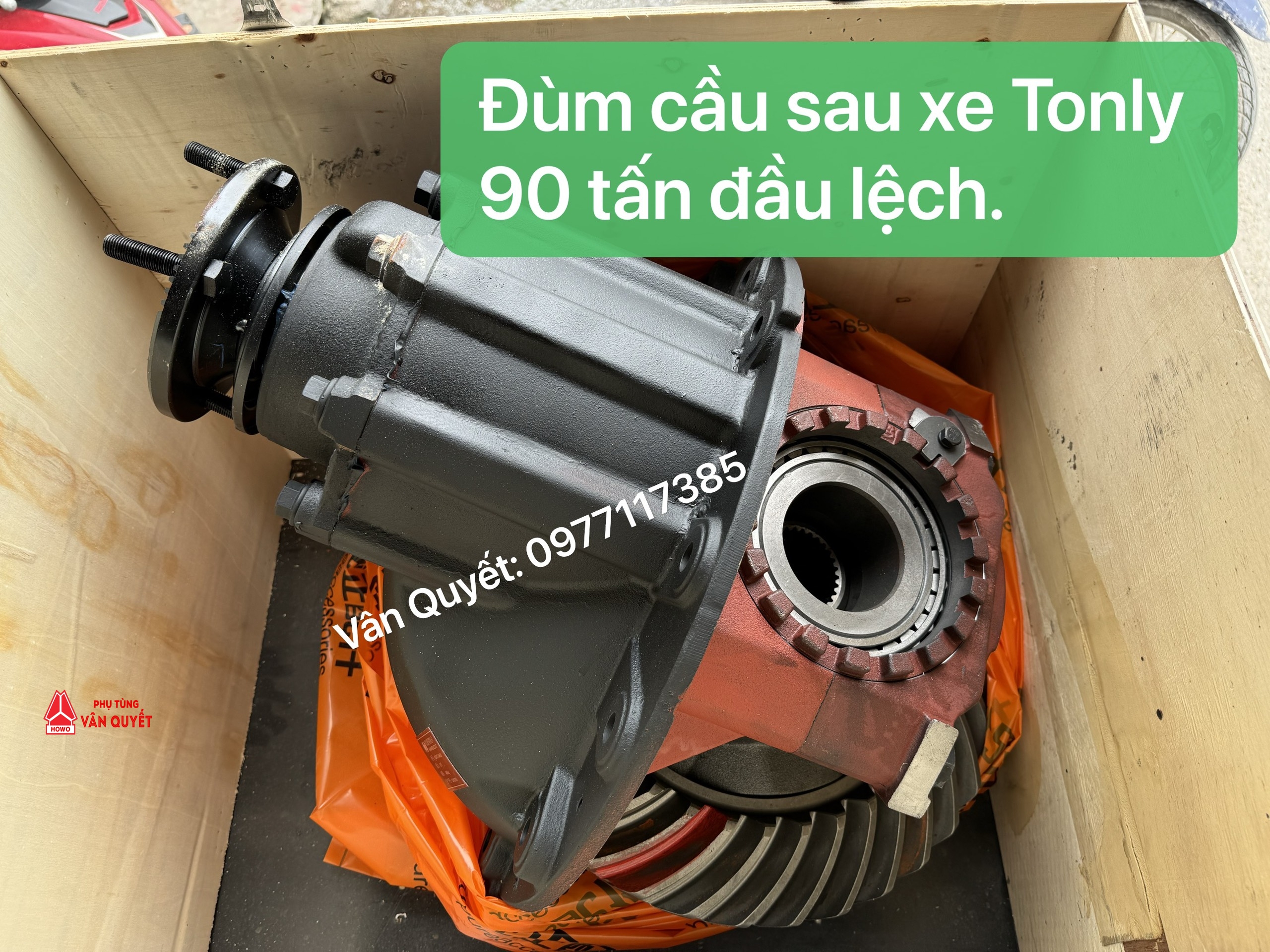 Bán đùm cầu sau tổng thành xe mỏ Tonly 90 tấn đầu lệch TL875K - TL875B