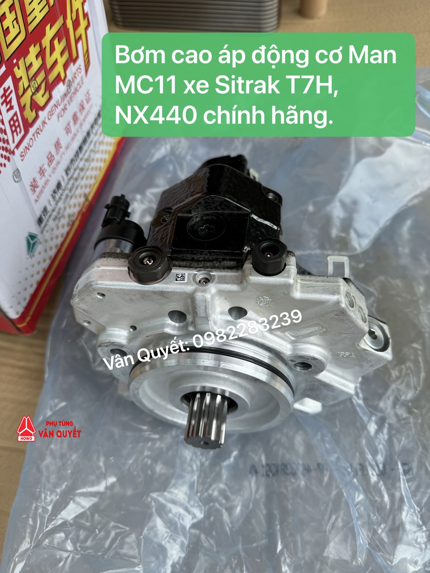 Bơm cao áp động cơ MC11, Heo dầu cao áp động cơ Man MC11 xe Howo Sitrak T7H, NX440. 805011167,  200V11103-7792