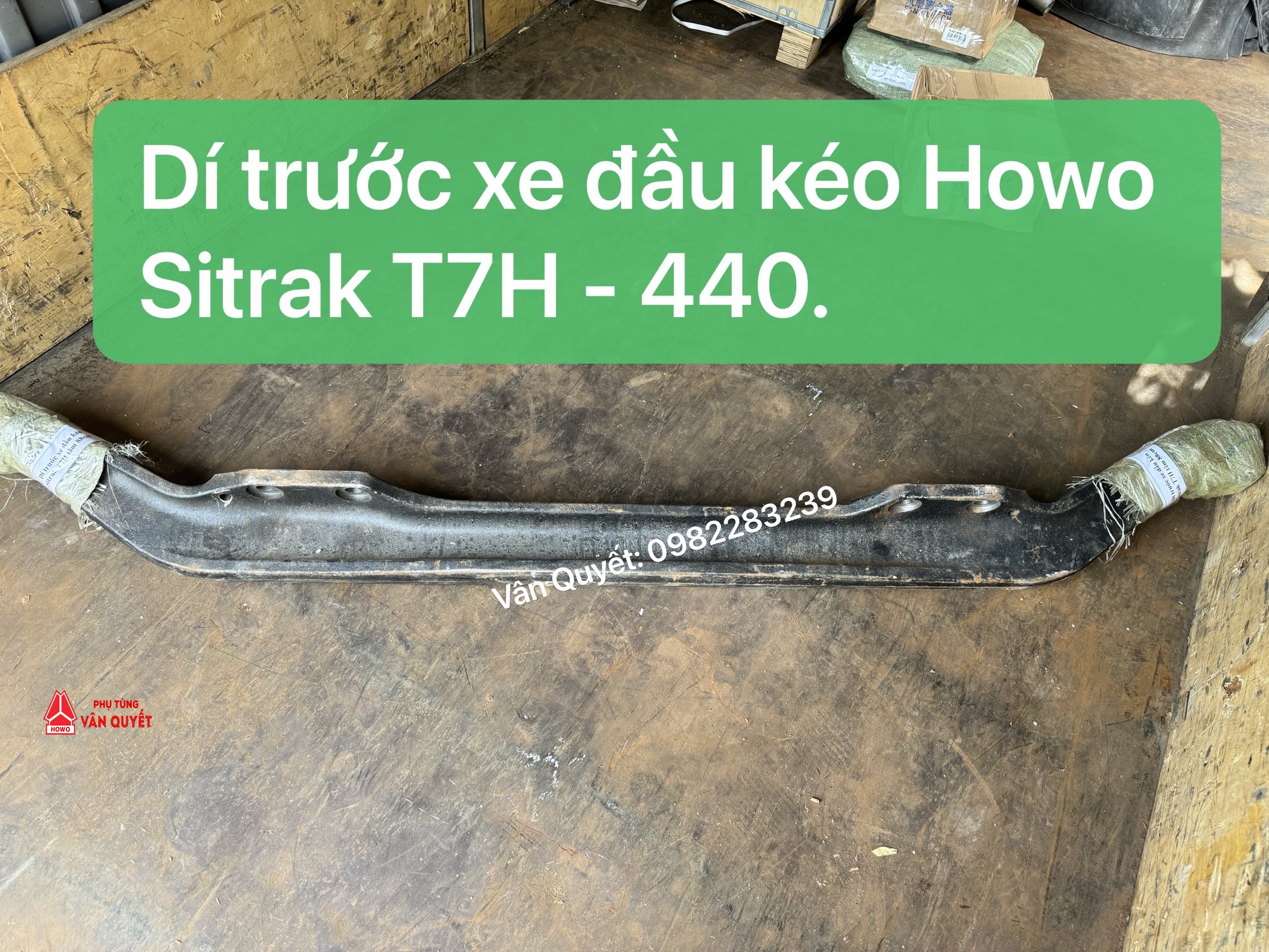 Dí trước xe đầu kéo Howo Sitrak T7H - 440. Dí trước VGD71