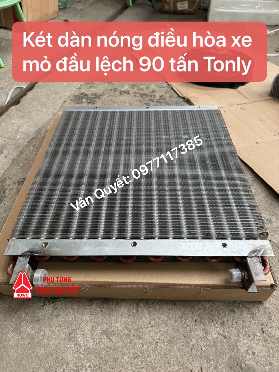 Bán dàn nóng điều hòa xe Tonly 90 tấn - két giàn nóng điều hòa xe 90 tấn Tonly - TL875K, TL875B.