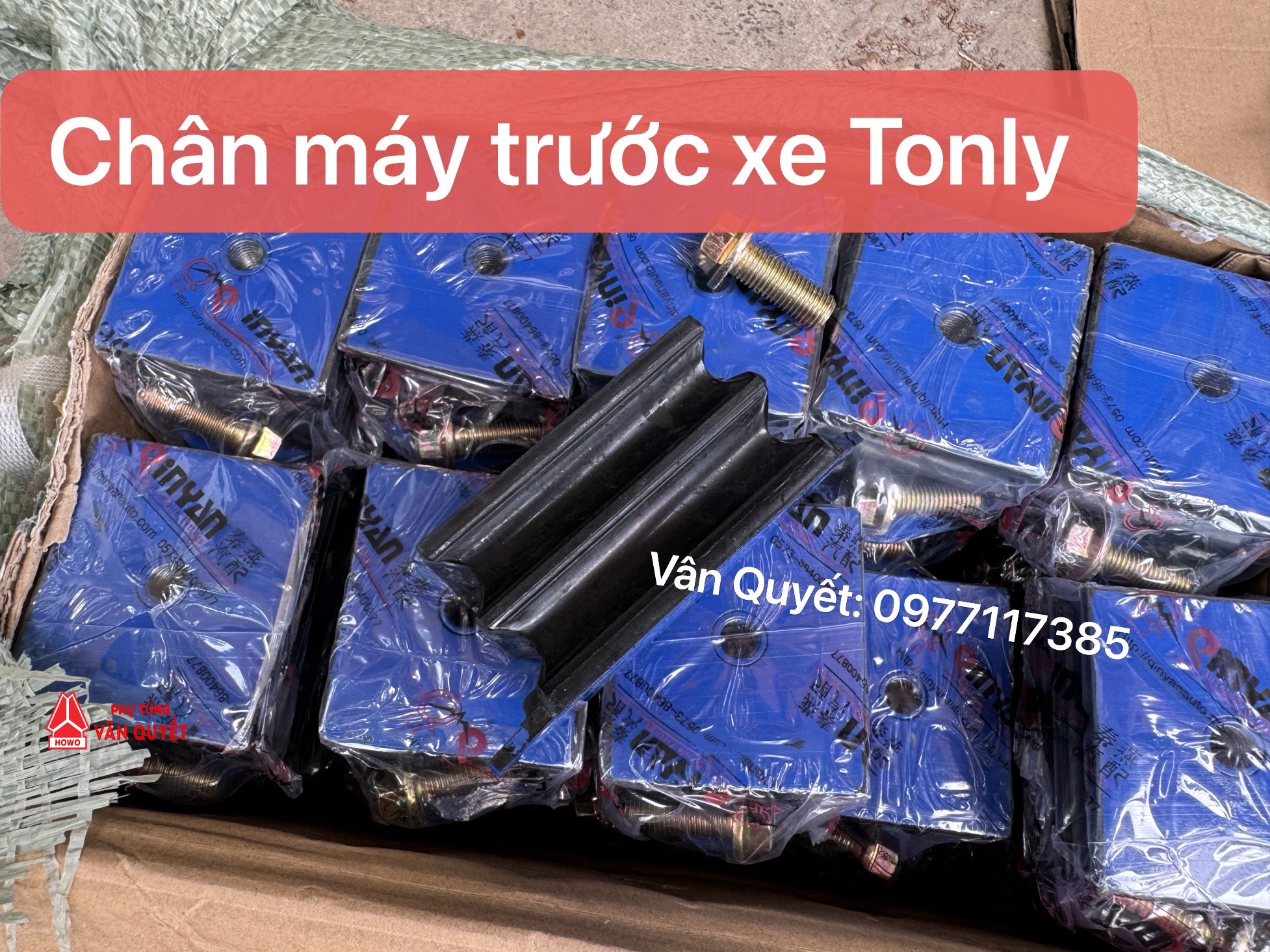 Chân máy trước động cơ xe Tonly 90 tấn