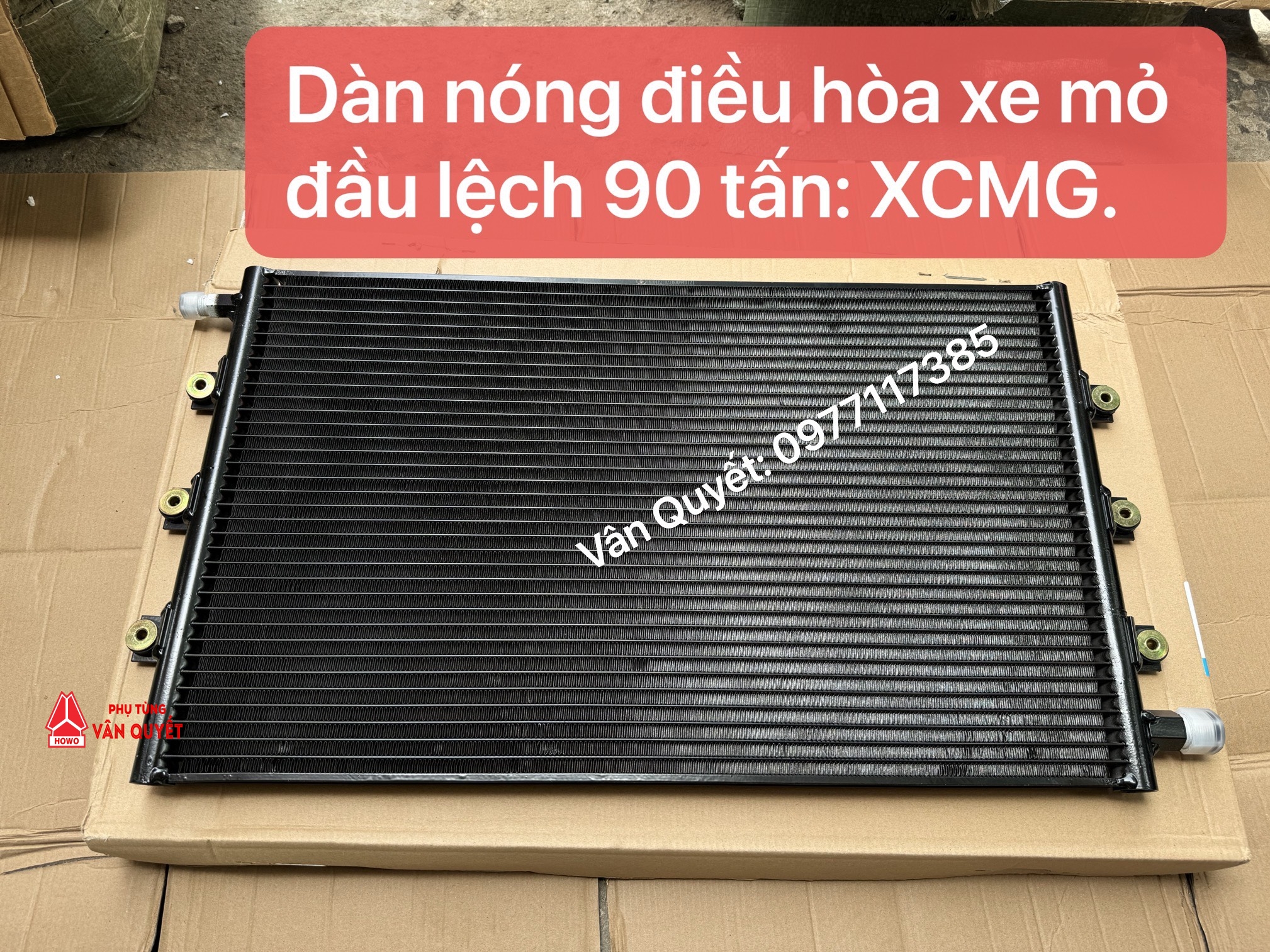 Bán dàn nóng điều hòa xe mỏ XCMG 90 tấn - Giàn nóng điều hòa xe 90 tấn XCMG.