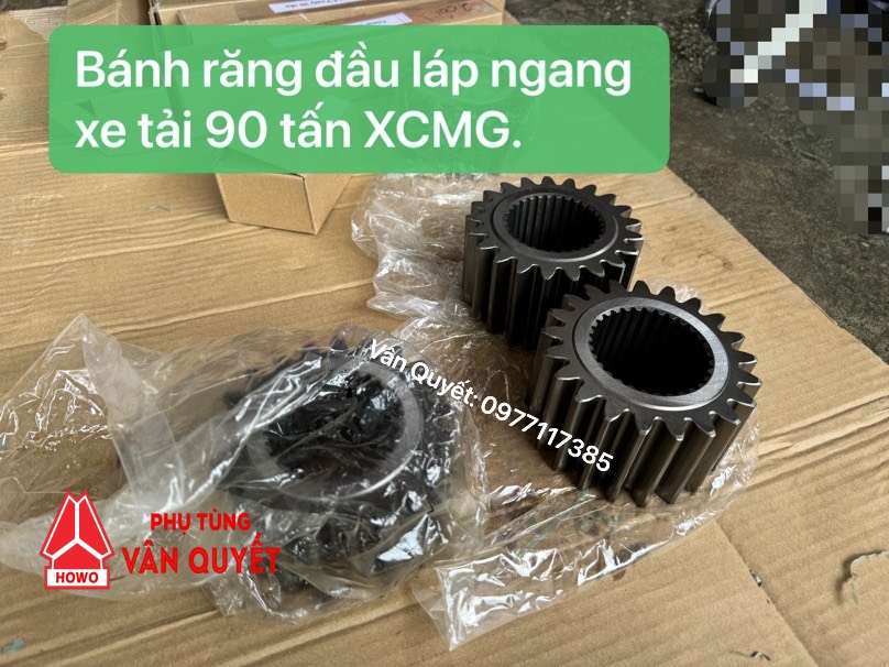 Bánh răng đầu trục láp ngang xe tải 90 tấn XCMG